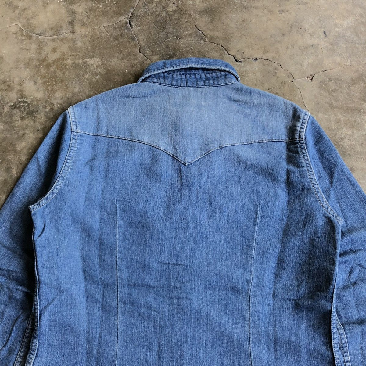Hysteric Glamour Vintage Hysteric Glamour Western Shirt Denim Blue Jeans Size US S / EU 44-46 / 1 - 9 Thumbnail