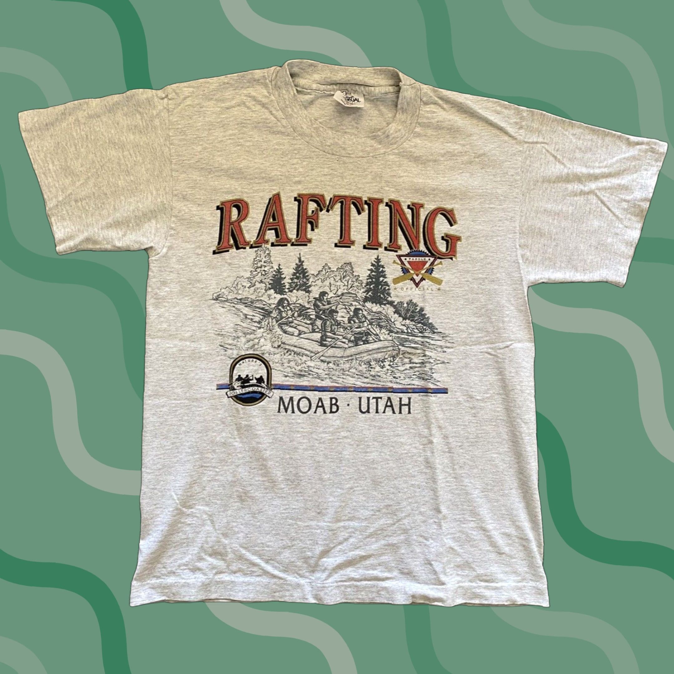 Vintage VINTAGE San Segal T-Shirt Men’s M Short Sleeve Gray USA Outdoor Classic Hipster Nature Moab Utah Made In USA Size US M / EU 48-50 / 2 - 1 Thumbnail