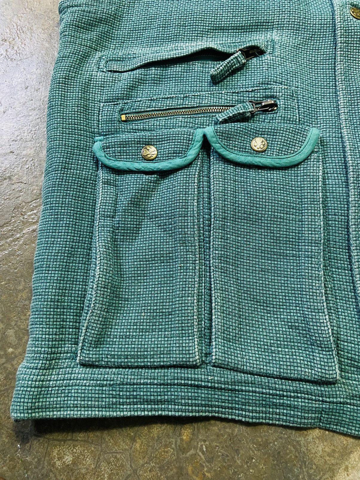 Jack Wolfskin Vintage Jack Wolfskin Boumwolle Cotton Waffle Vest Size US XL / EU 56 / 4 - 4 Thumbnail