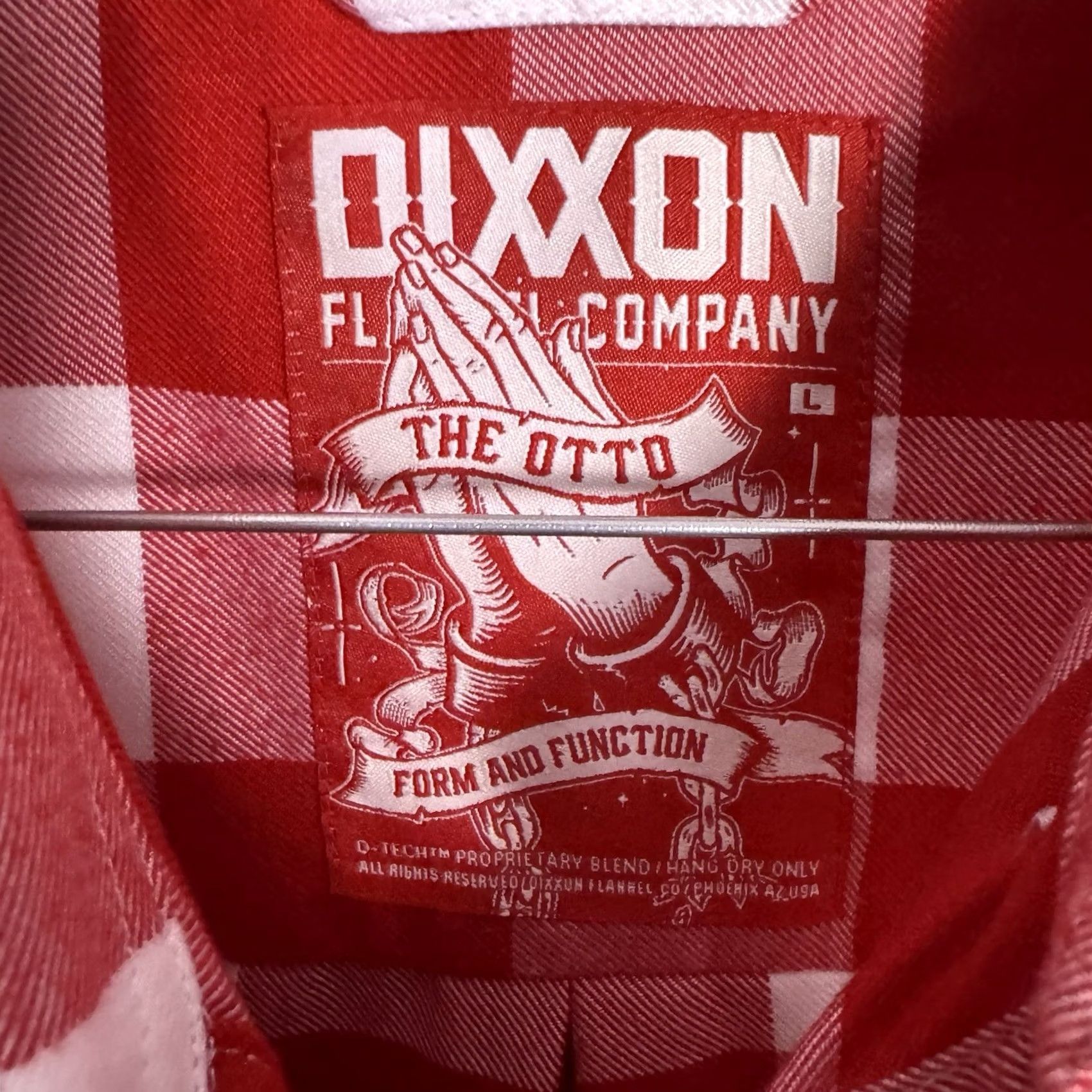 Vintage Dixxon Flannel Company Shirt Mens L The Otto Form and Function D-Tech Buffalo Shirt Size US L / EU 52-54 / 3 - 5 Thumbnail