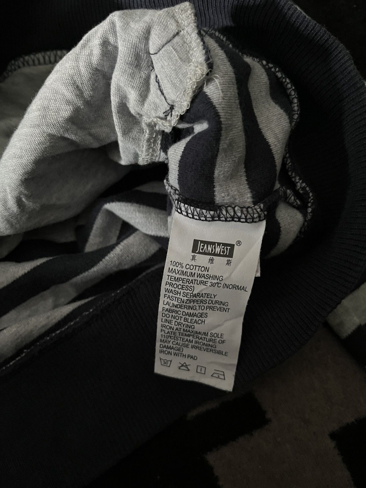 Hysteric Glamour 2000s jeans west fur striped distressed hoodie Size US S / EU 44-46 / 1 - 5 Thumbnail