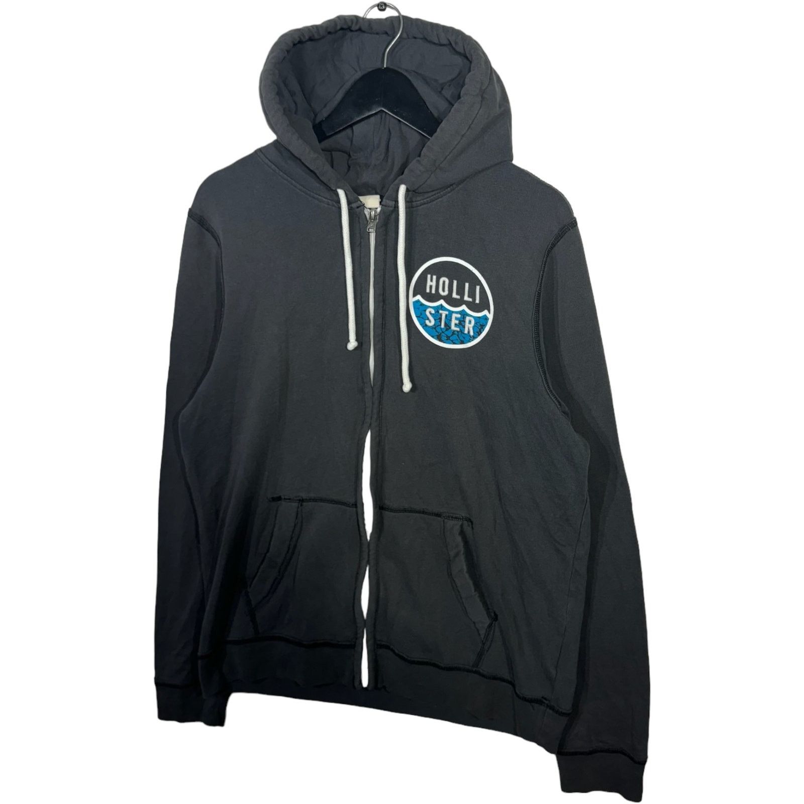 Hollister Hollister Chest Logo Full Zip Hoodie Size US XL / EU 56 / 4 - 3 Thumbnail
