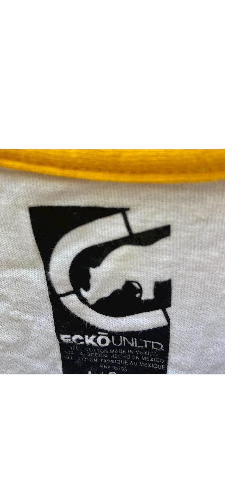 Ecko Unltd. Y2K Ecko Unlimited White and Black Graphic Tee Size US L / EU 52-54 / 3 - 4 Thumbnail