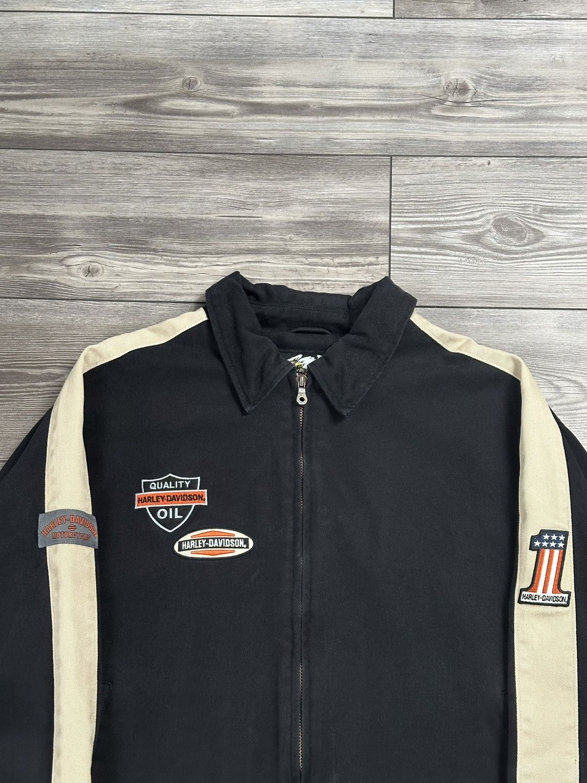 Harley Davidson × Vintage Vintage Y2K Harley Davidson Jacket Size US XL / EU 56 / 4 - 3 Thumbnail