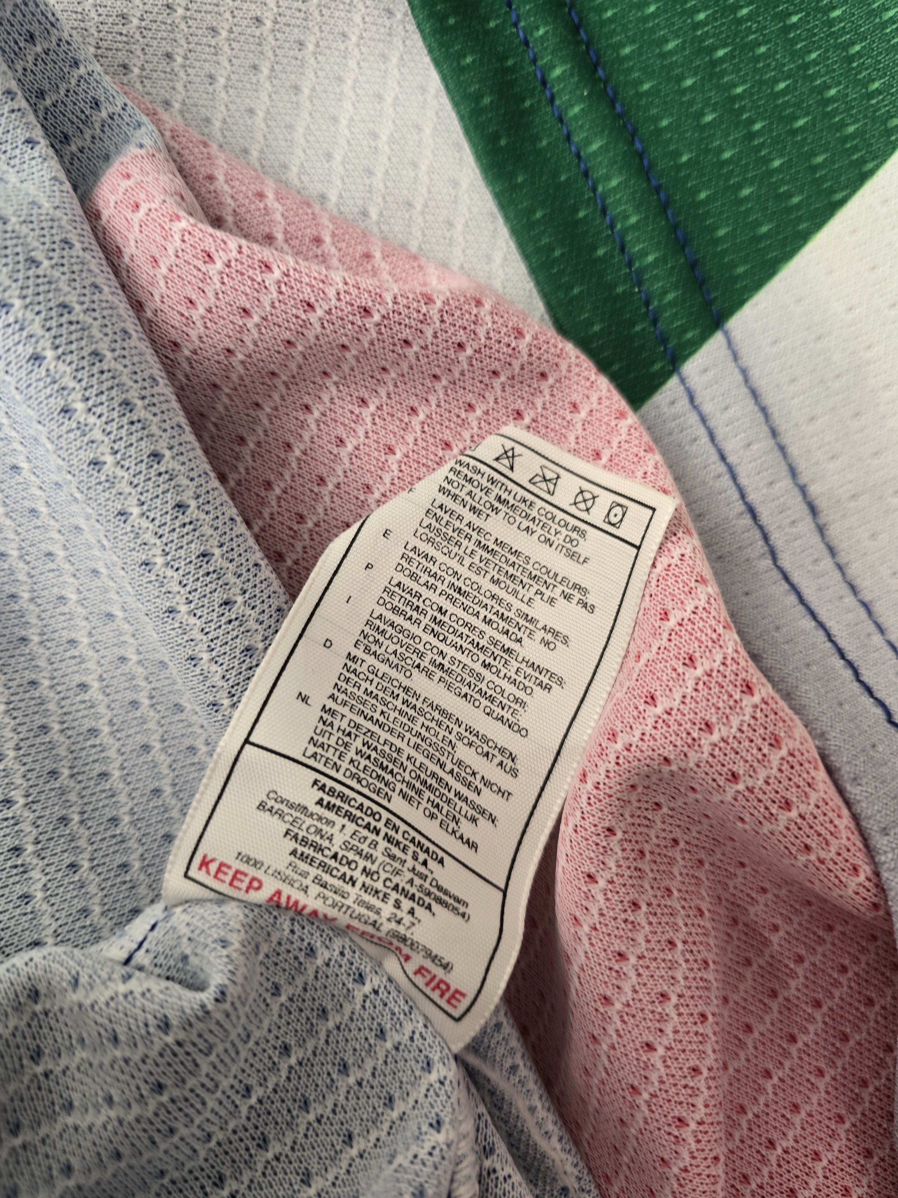 Nike × Vintage Vintage Nike Hockey Jersey Italy 90s XL Size US XL / EU 56 / 4 - 4 Thumbnail