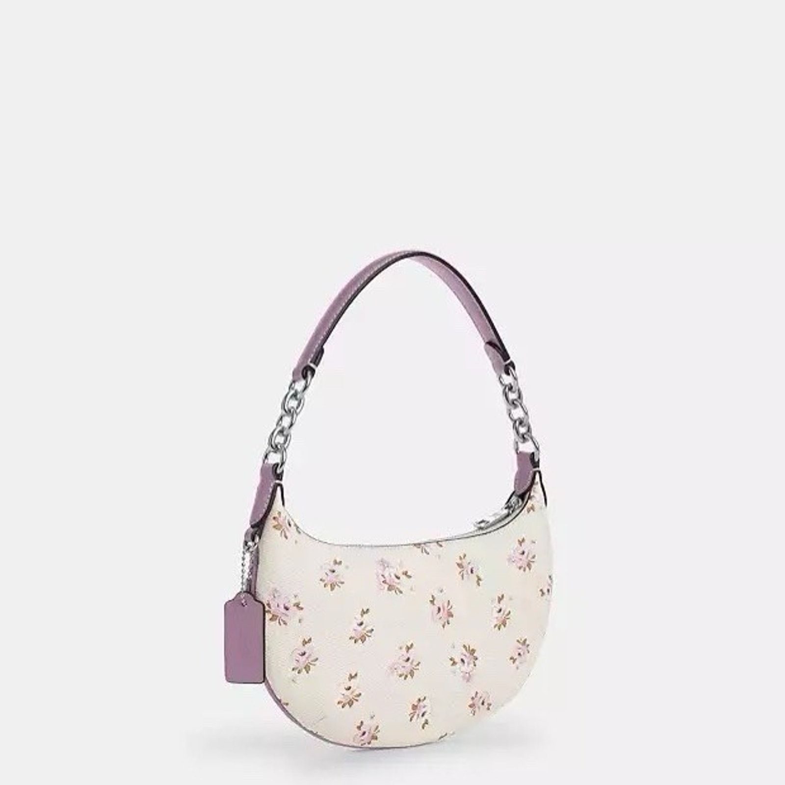 Coach NWT Coach Mini Payton Bag Floral Print CBA77 Silver/Chalk Size ONE SIZE - 9 Thumbnail