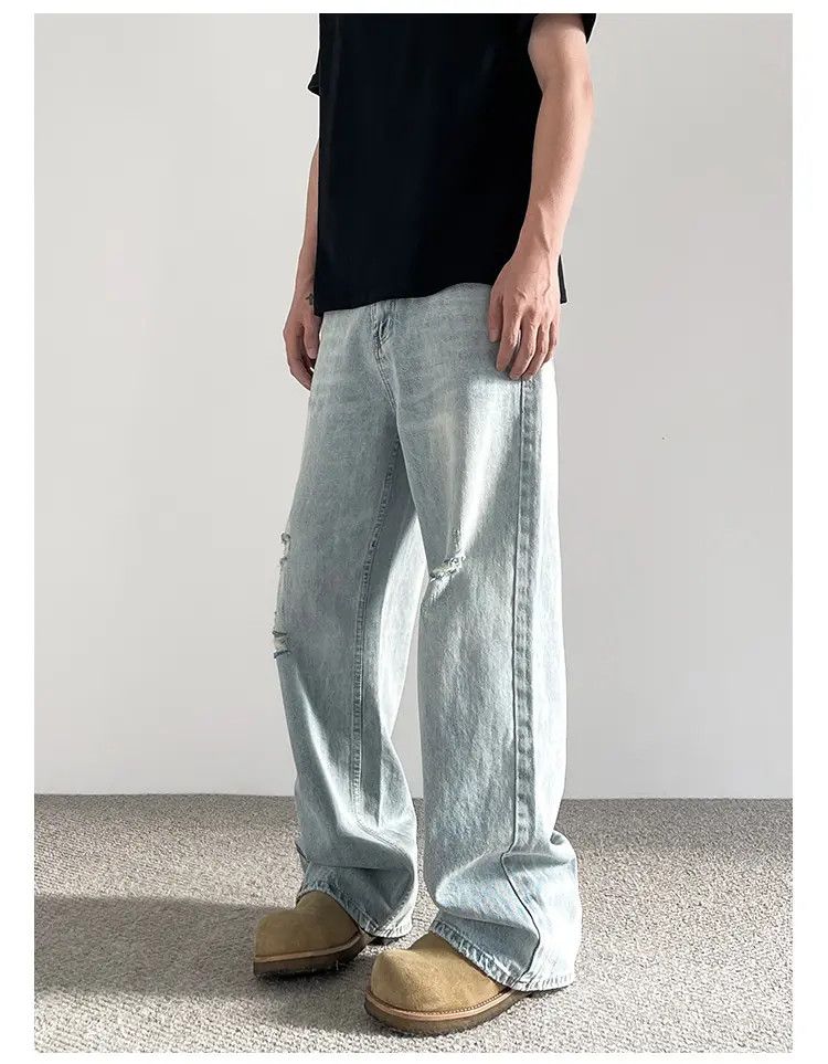 Japanese Brand × Jean Baggy Denim Jeans Size US 34 / EU 50 - 7 Thumbnail