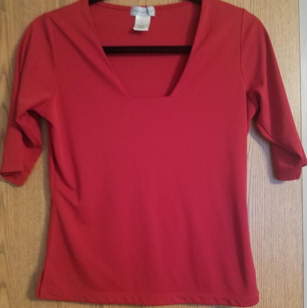 Paradoxe Paris Paradox Red Blouse Size Small Size S / US 4 / IT 40 - 1 Thumbnail