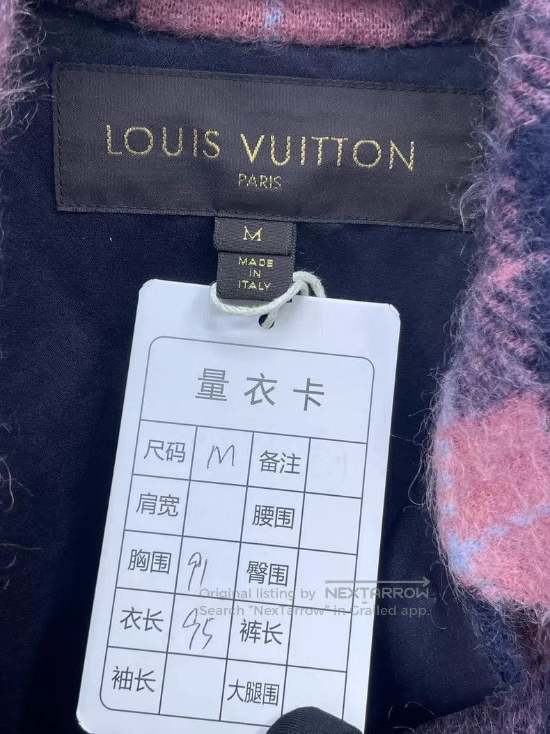 Louis Vuitton Louis Vuitton Wool Mohair Blend Plaid Coat Size M / US 6-8 / IT 42-44 - 7 Thumbnail