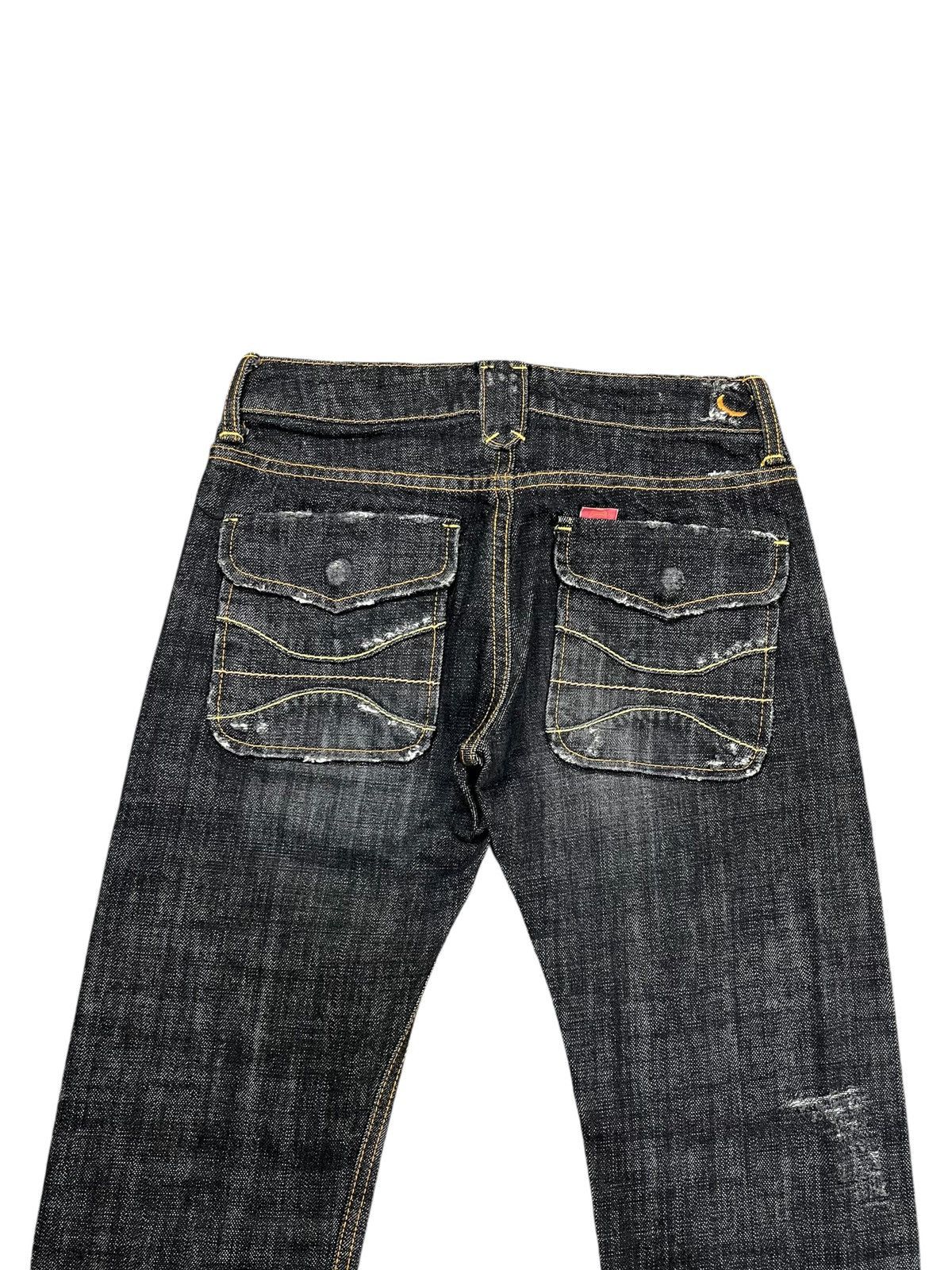 Japanese Brand 2000s Gekko - Distressed Denim Size US 29 - 8 Thumbnail