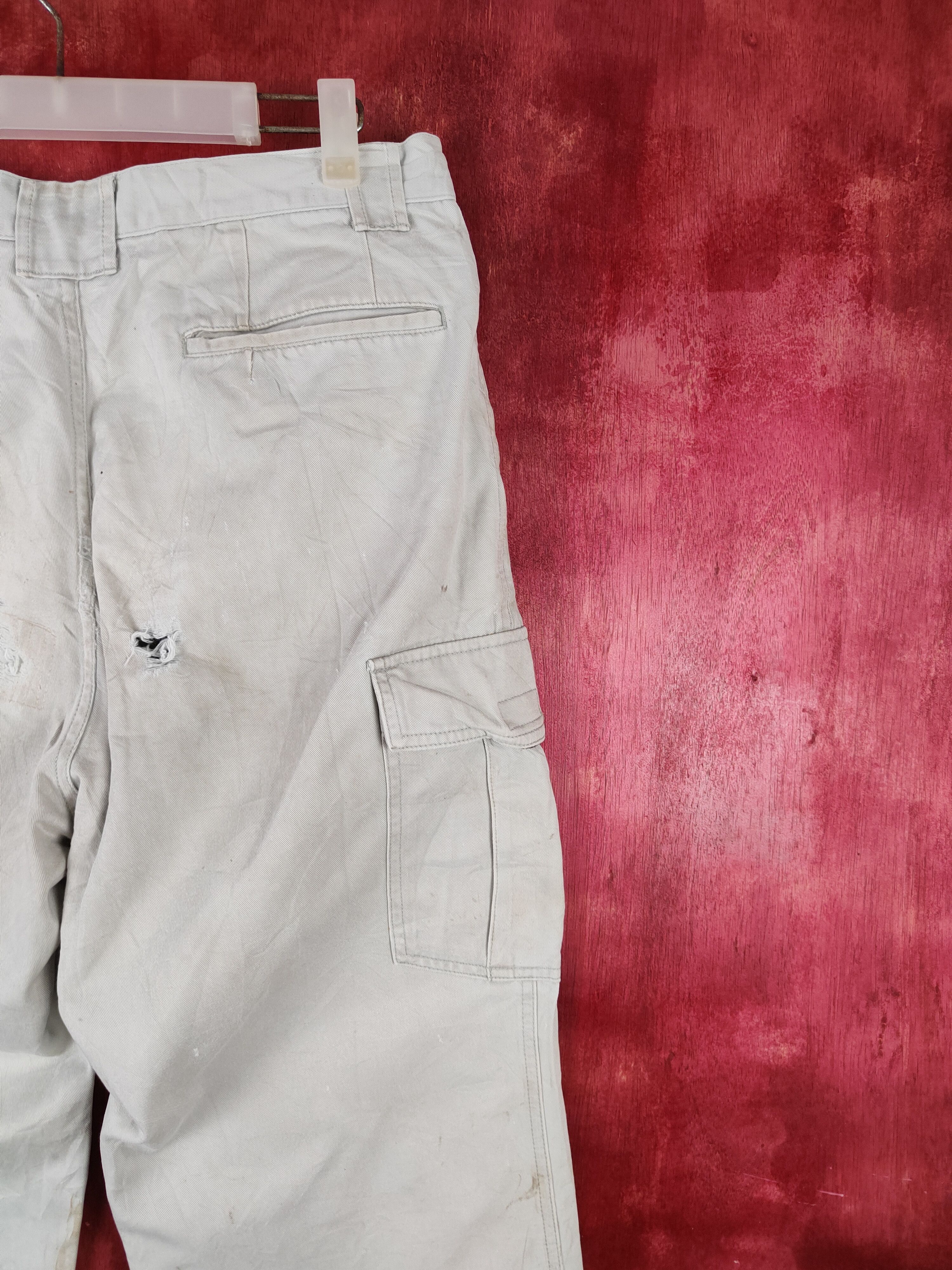 Japanese Brand Japanese Brand Light Gray Multipocket Cargo Pants #S1297 Size US 32 / EU 48 - 13 Thumbnail