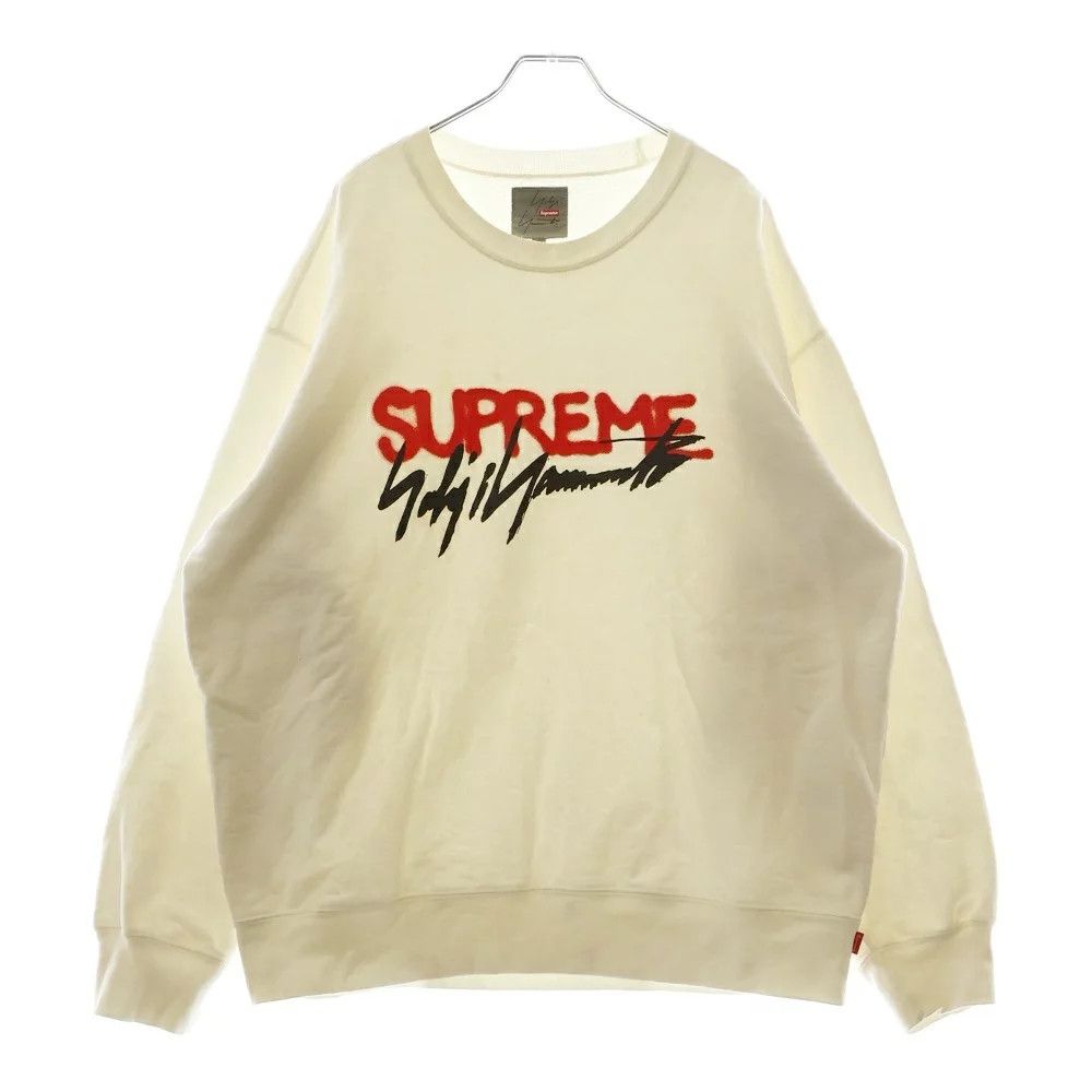 Yohji Yamamoto SUPREME 20AW ×Yohji Yamamoto/Crewneck Sweatshirt Size US L / EU 52-54 / 3 - 1 Thumbnail