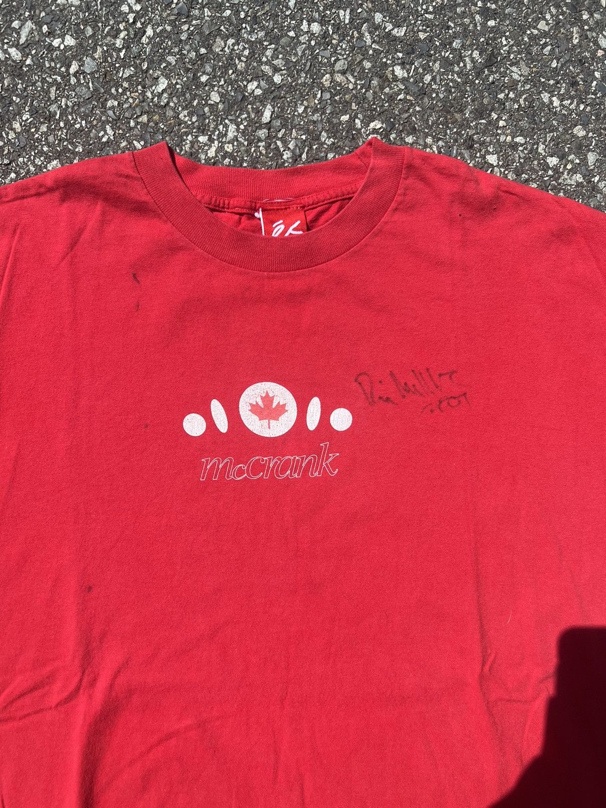 Vintage Vintage eś Rick McCrank Skate Tee Size US XL / EU 56 / 4 - 1 Thumbnail