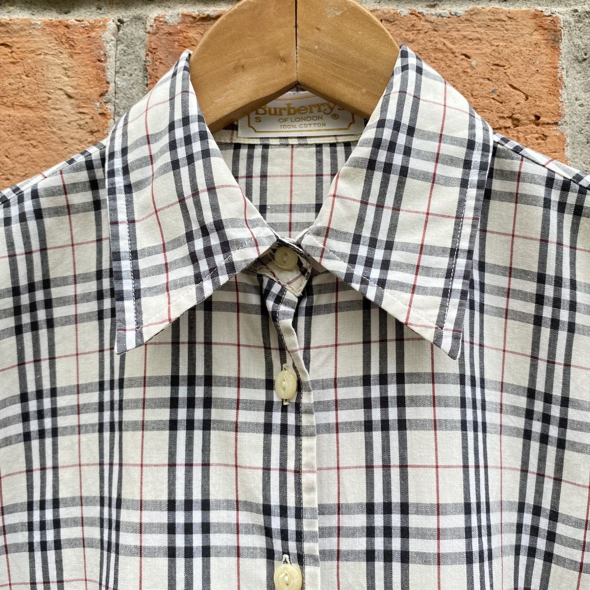 Burberry Burberry White Soft Novacheck Shirt Size S / US 4 / IT 40 - 12 Thumbnail