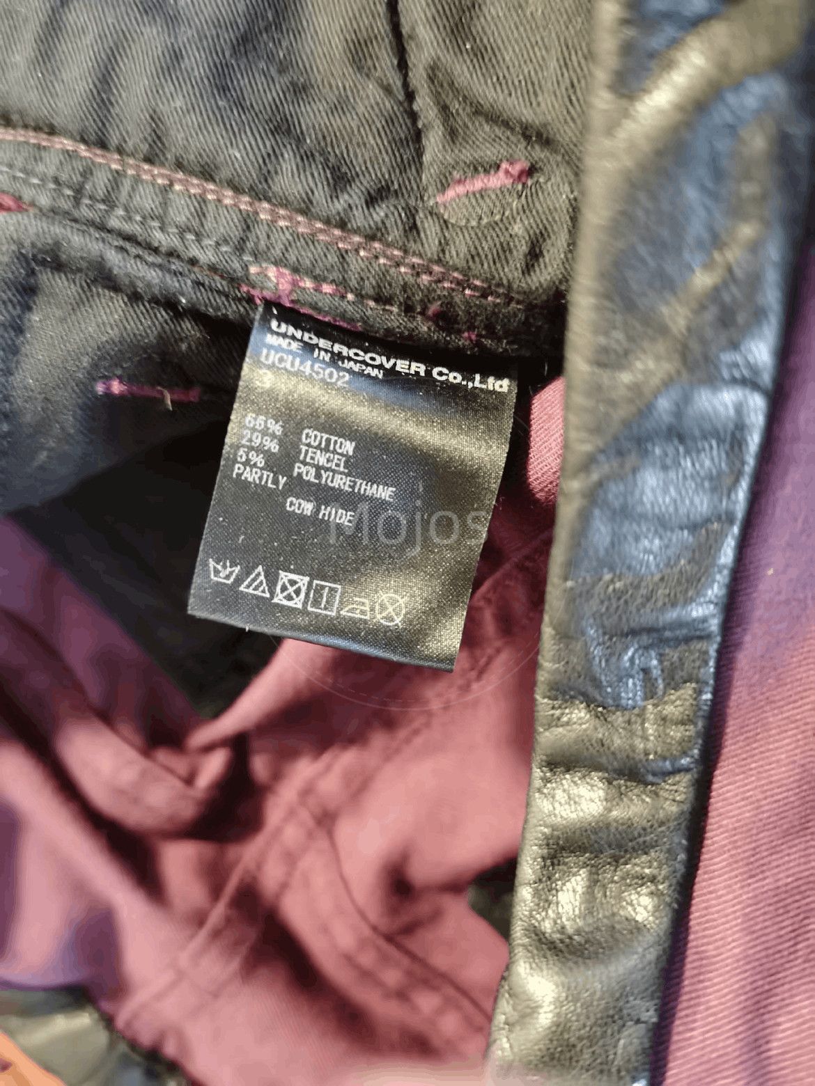 Undercover Sz 3 Undercover 19SS Leather Joint Patch Pants-2508 Size US 30 / EU 46 - 4 Thumbnail