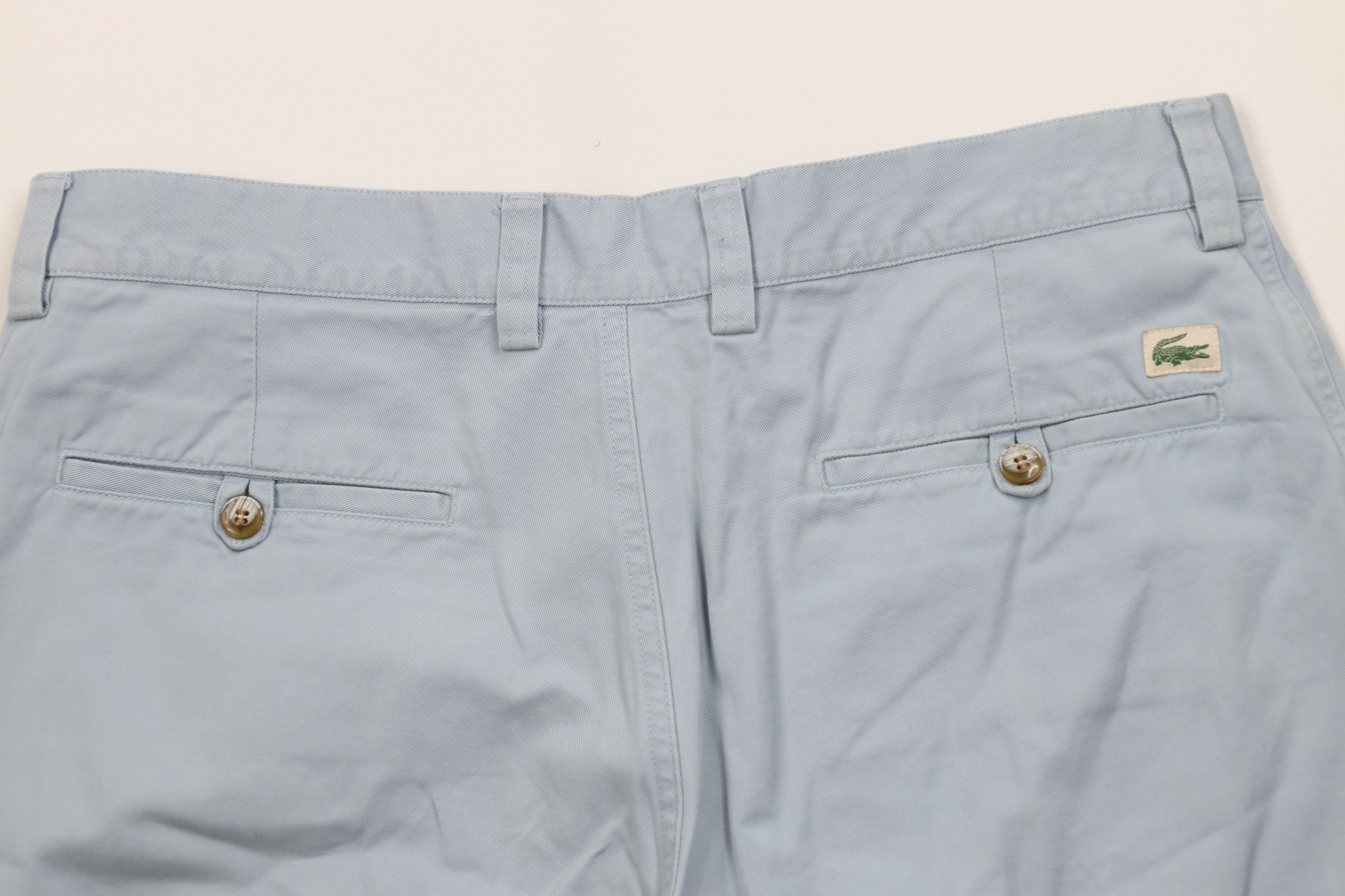 Lacoste Lacoste Croc Logo Above Knee Chino Golf Shorts Blue Size US 44 / EU 60 - 11 Thumbnail