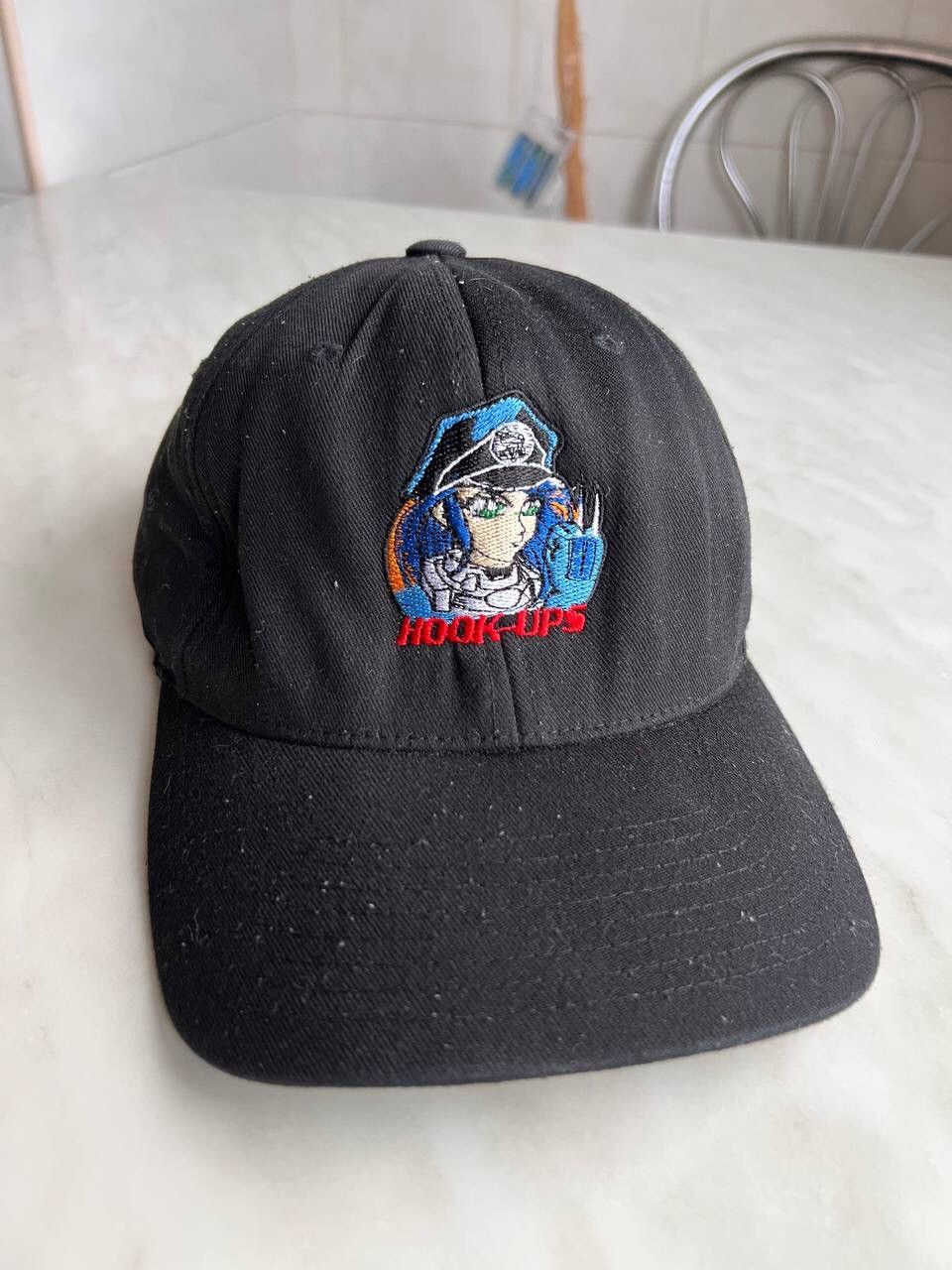 Hook-Ups VTG Hook-Ups Super Assassin Anime Girl FlexFit 2000s Cap Hat Size ONE SIZE - 3 Thumbnail