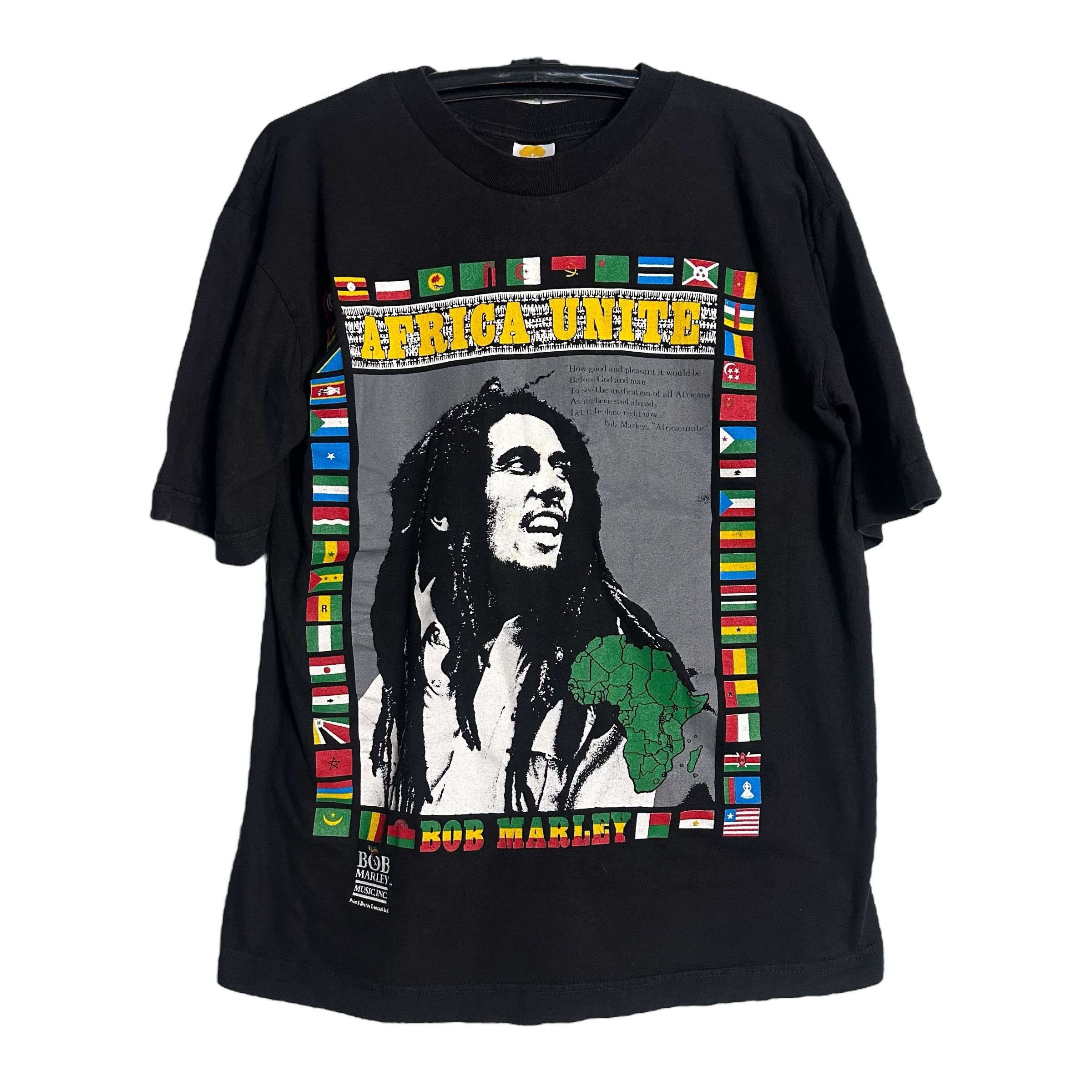 Bob Marley 🔥RARE🔥Vintage Bob Marley Africa Unite OVP T-shirt Size US XL / EU 56 / 4 - 1 Thumbnail