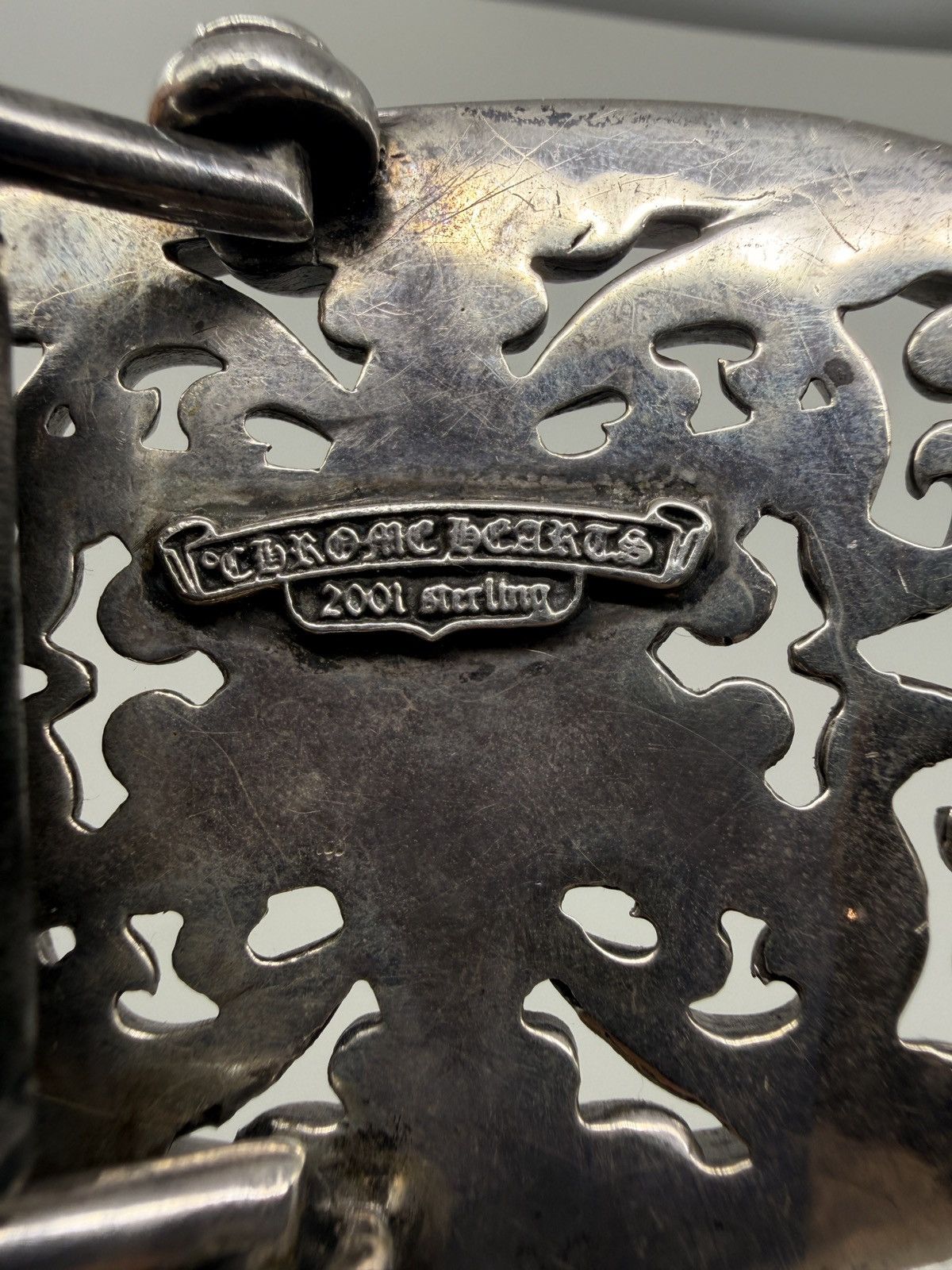 Chrome Hearts Chrome Hearts Star Oval Buckle + Belt Strap 1.5 Inches Size 34 - 3 Thumbnail