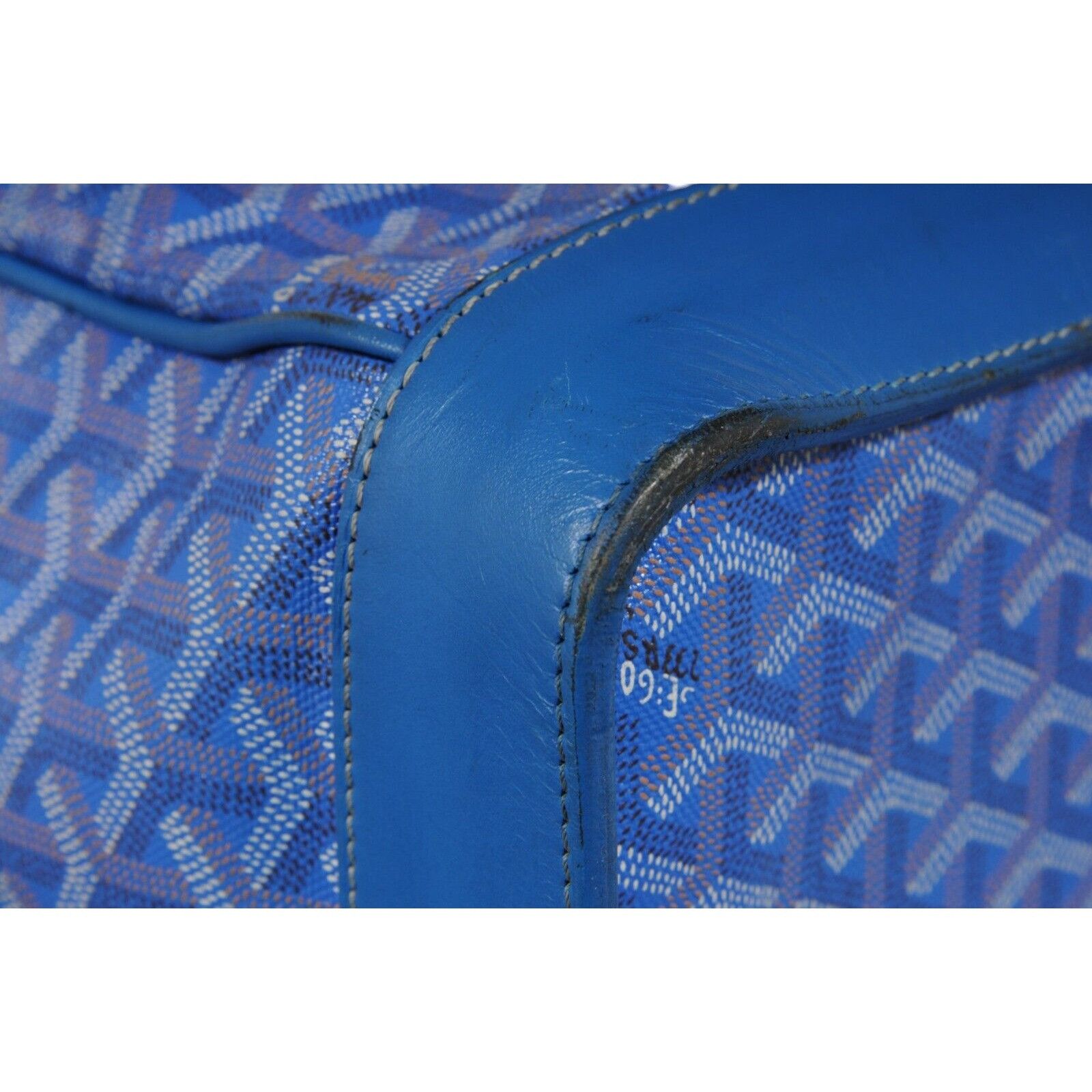 Goyard Victoria GM Blue Crossbody Travel Tote Duffle - 02486 Size ONE SIZE - 18 Thumbnail