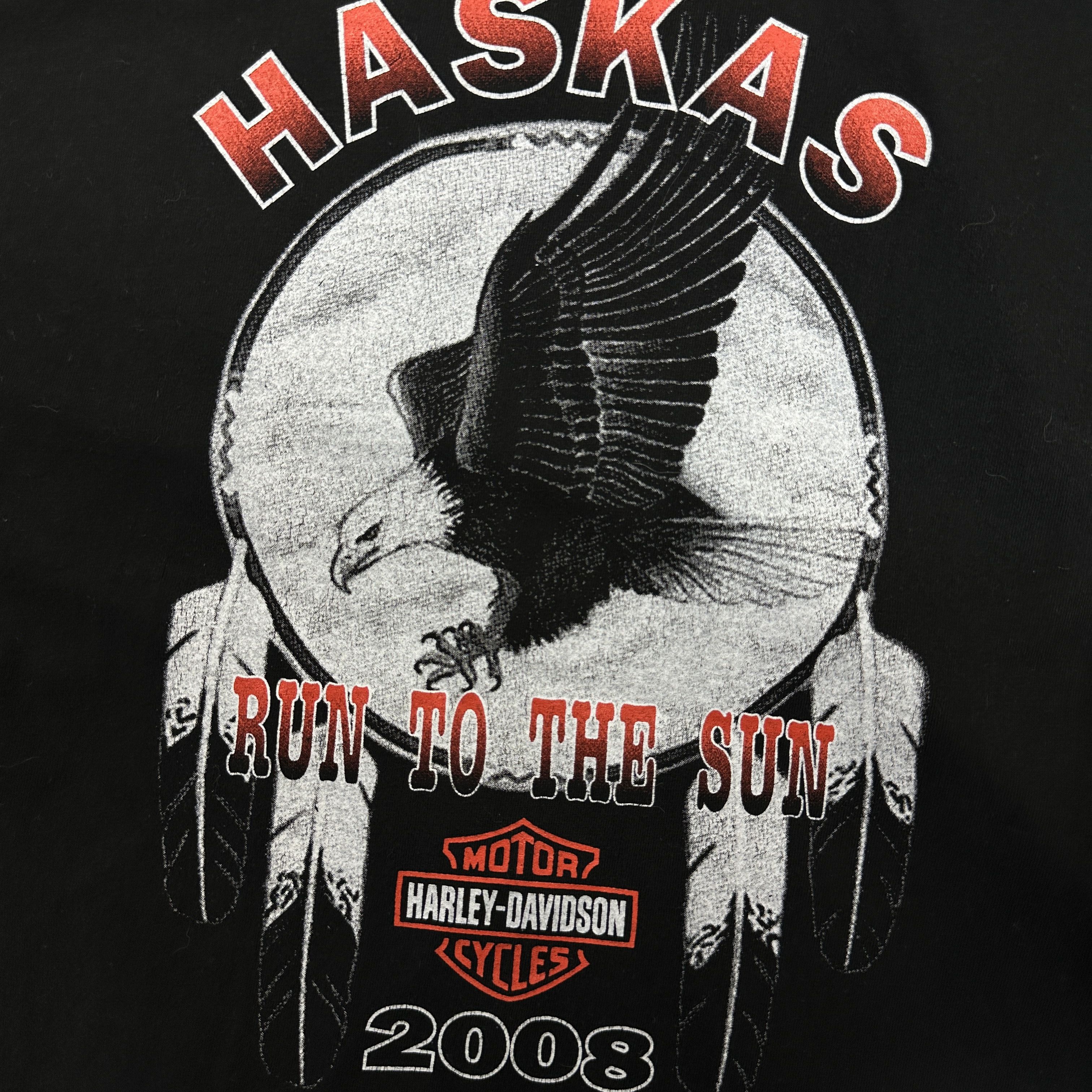 Harley Davidson × Vintage Vintage Moto Grunge Biker Harley Davidson 00s Longsleeve Size US L / EU 52-54 / 3 - 3 Thumbnail