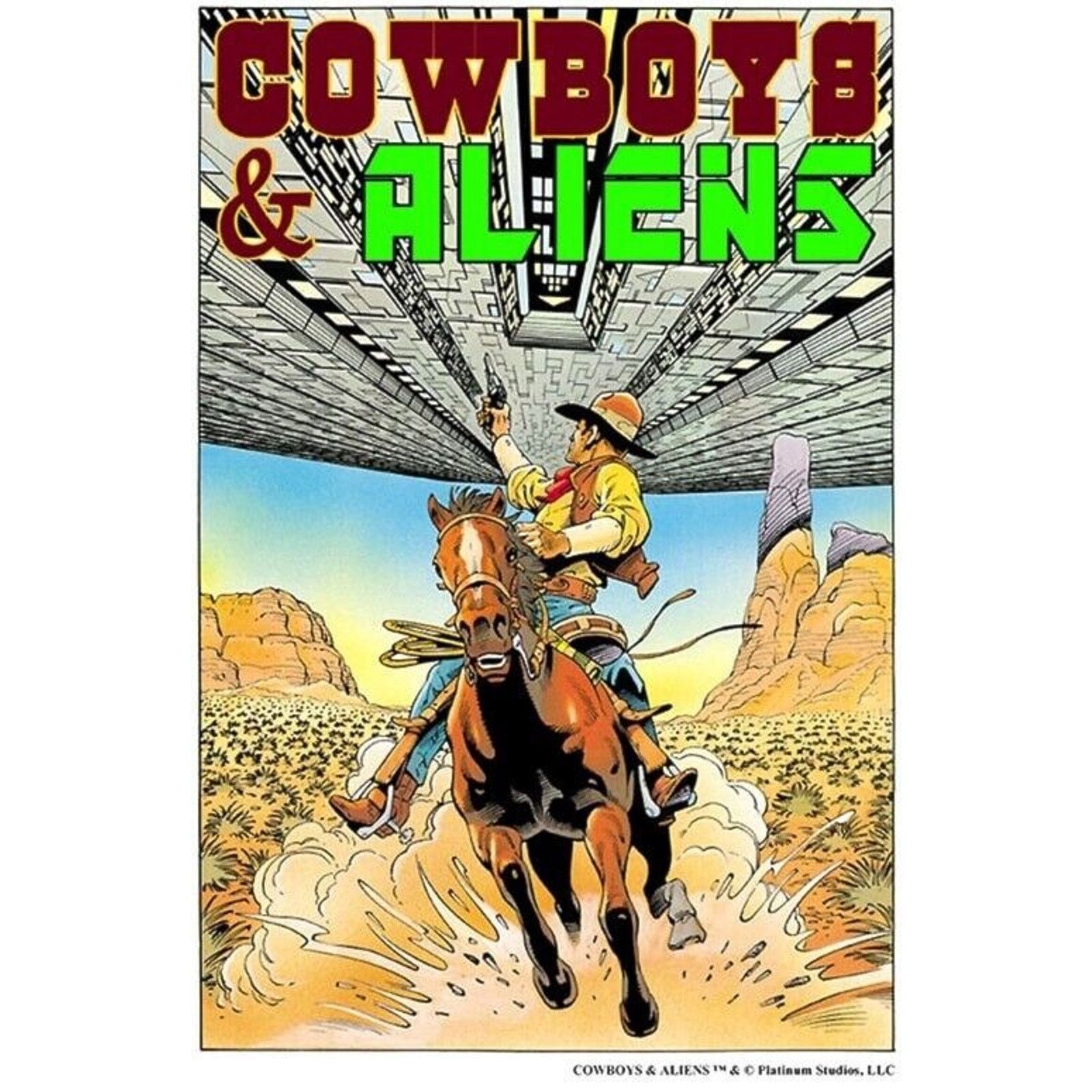 Marvel Comics × Vintage Vintage 90s Cowboys & Aliens Comic Book Promo Snapback Hat Size ONE SIZE - 5 Thumbnail