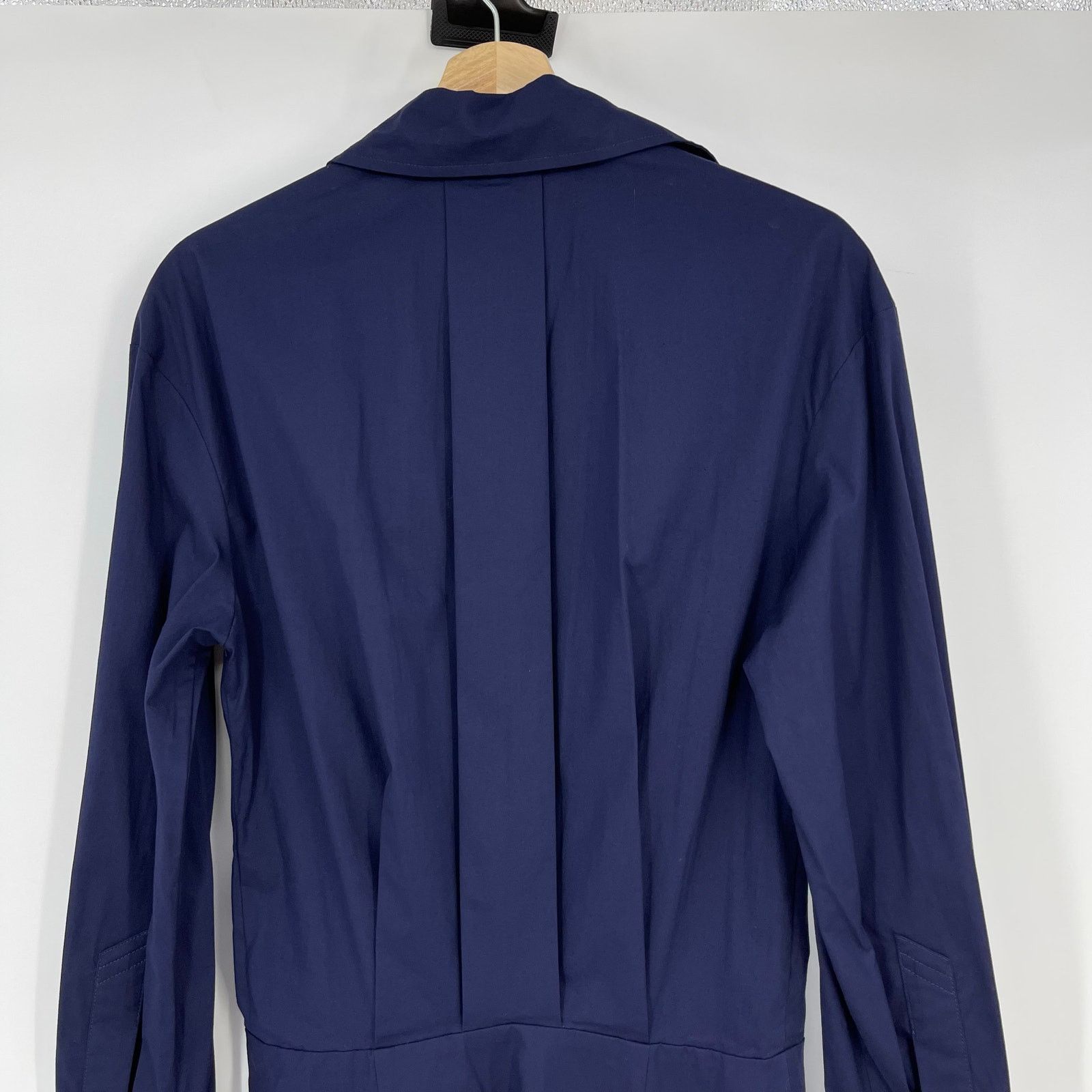 The Attico THE ATTICO | NWT Long Sleeve Shirt Dress in Navy Blue IT 38 Size XS / US 0-2 / IT 36-38 - 11 Thumbnail