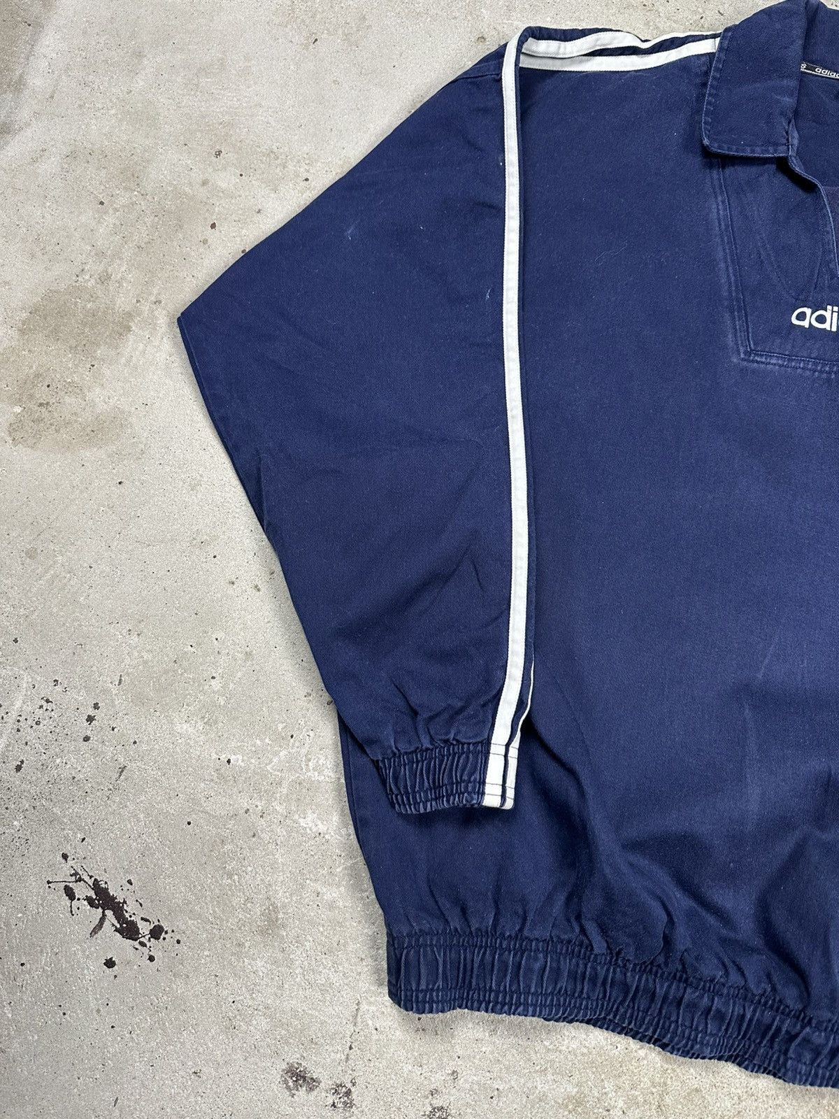 Adidas Vintage 90s Adidas Boxy Training Top Light Jacket Big Logo Size US XL / EU 56 / 4 - 3 Thumbnail