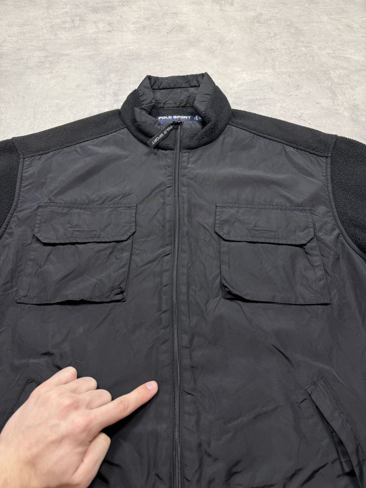 Polo Ralph Lauren Polo Ralph Lauren Sport Vintage Fleece Jacket Size US XL / EU 56 / 4 - 7 Thumbnail
