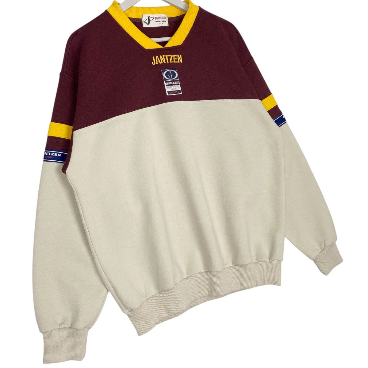 Other Vintage 90s Jantzen Sweatshirt Crewneck MultiClour Size L Size US L / EU 52-54 / 3 - 3 Thumbnail