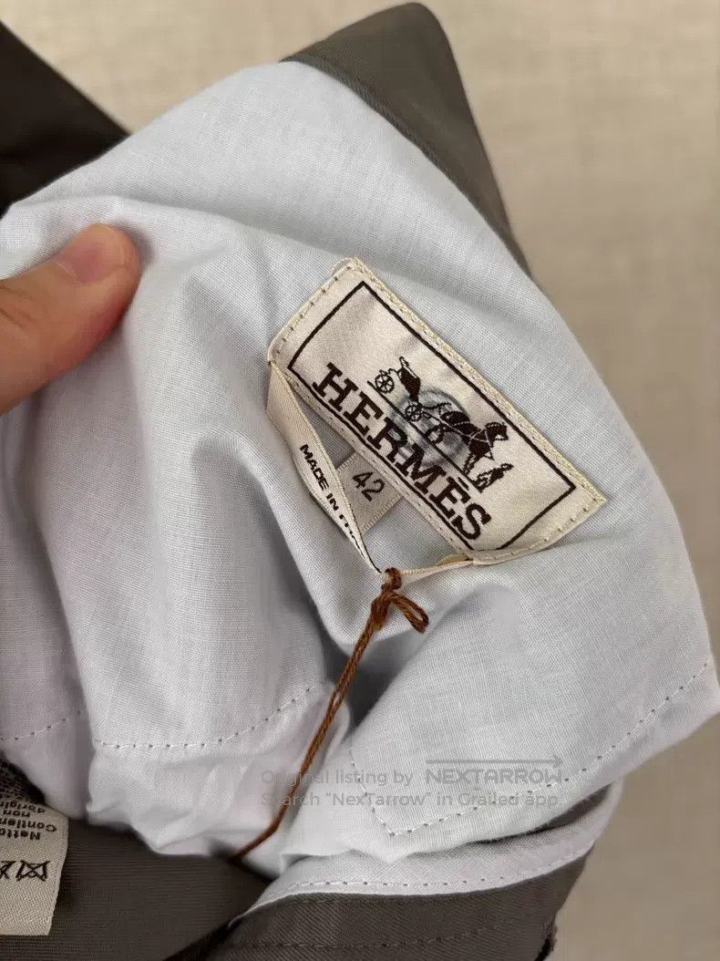 Hermes Hermes Elastic cotton twill jeans Size US 26 / EU 42 - 6 Thumbnail
