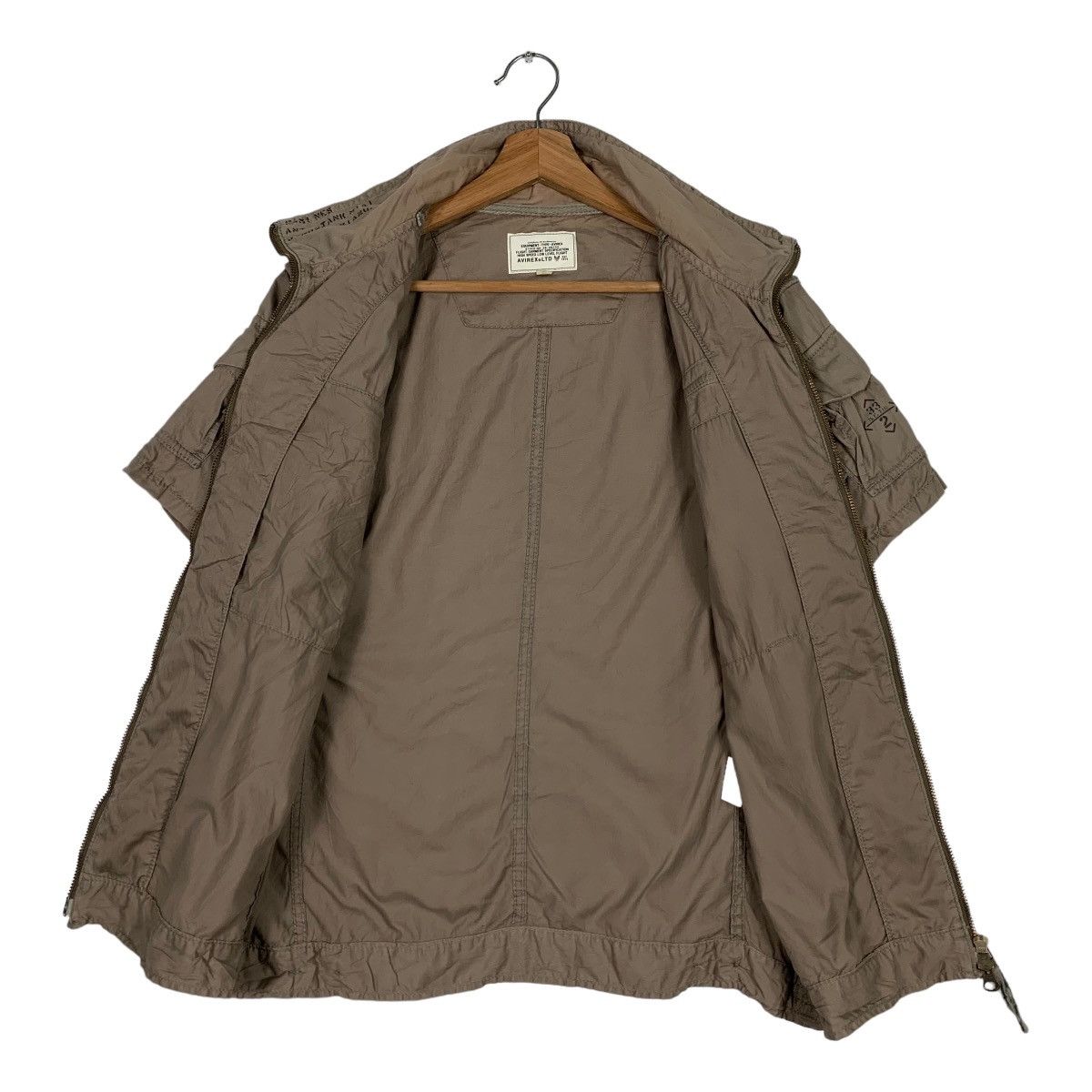 Avirex AVIREX Army Air Field Short Sleeve Zipper Jacket #0103-C6 Size US M / EU 48-50 / 2 - 12 Thumbnail
