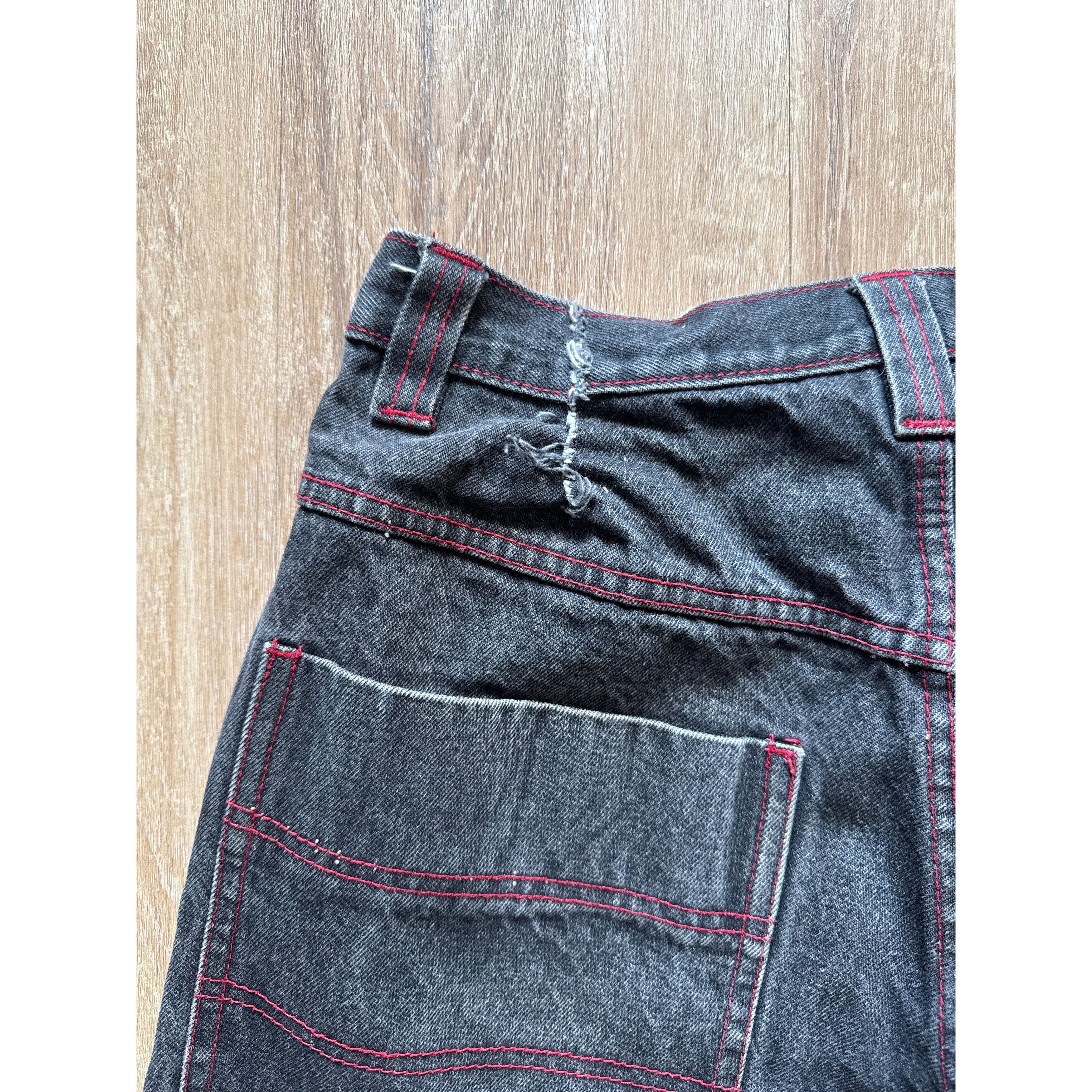 Vintage Vintage Y2K Baggy Faded Black Denim Jeans Size US 28 / EU 44 - 6 Thumbnail