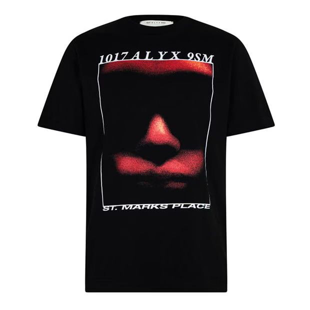 1017 ALYX 9SM o1g2r1mq0824 Icon Face T-Shirts in Black Size US S / EU 44-46 / 1 - 1 Thumbnail