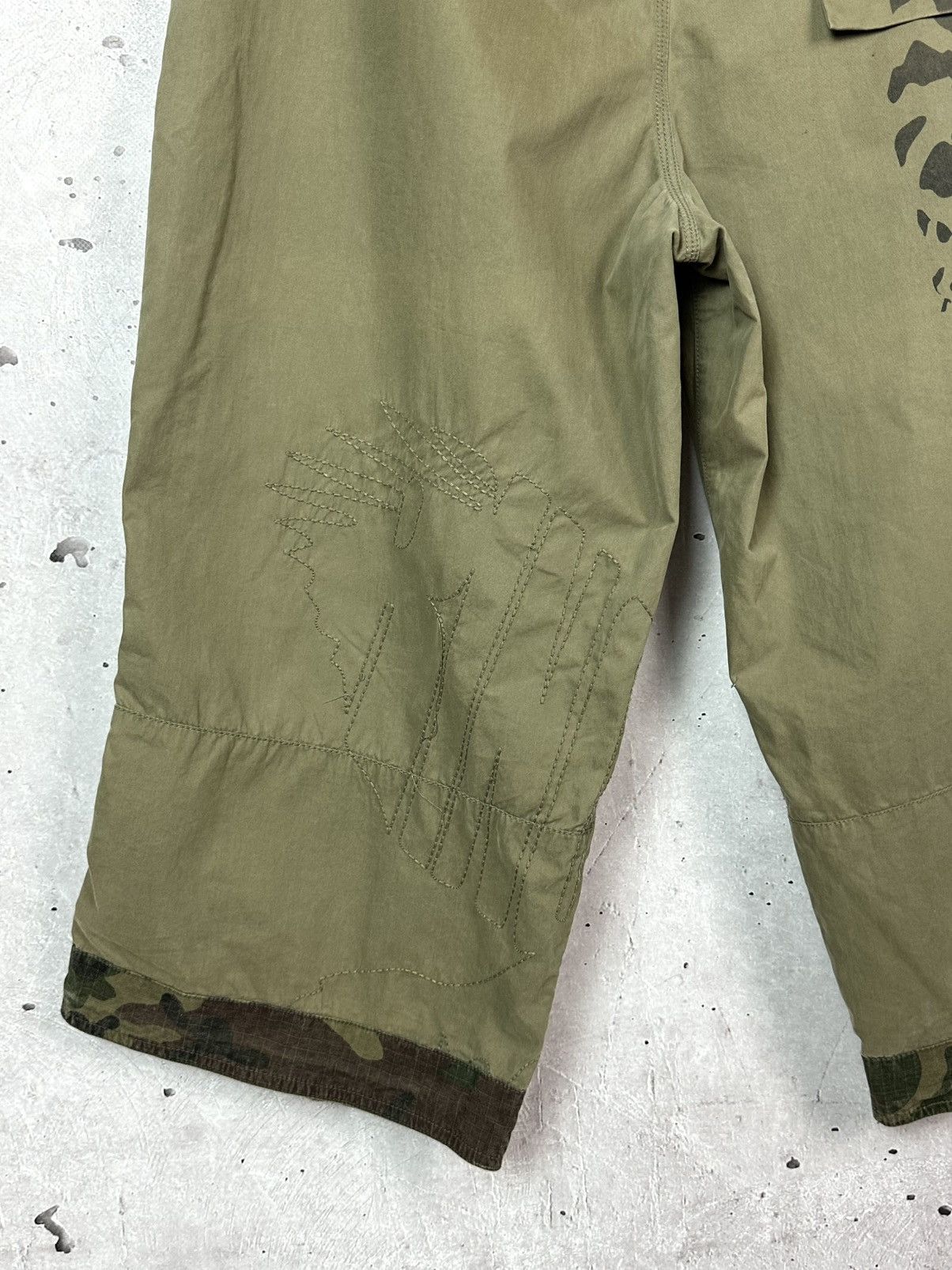 Ringspun Vintage Ringspun Maharishi Style Printed Khaki Breeches Size US 32 / EU 48 - 14 Thumbnail