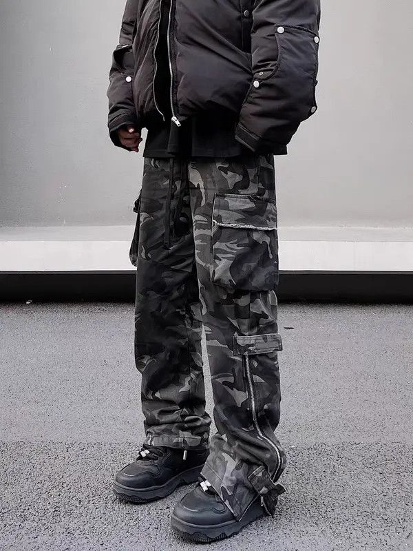 VIBE Camouflage High Street Vintage Casual Jeans Size US 31 - 3 Thumbnail