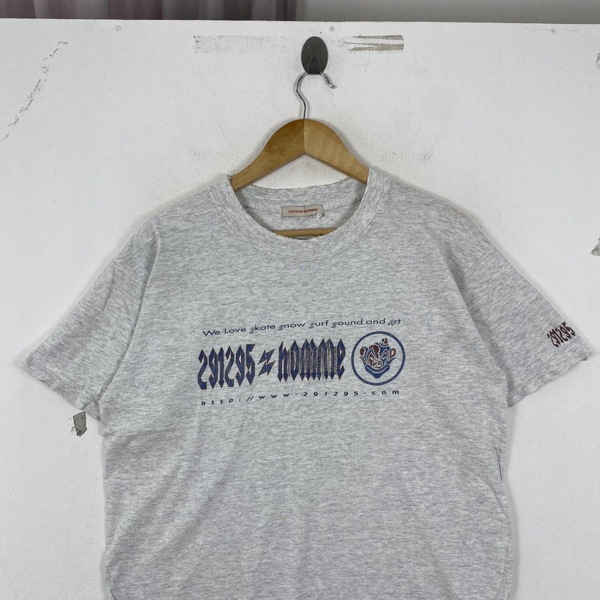 291295=Homme Vintage 90s 291295 Homme Japanese Streetwear Graphic Tee M Size US M / EU 48-50 / 2 - 3 Thumbnail