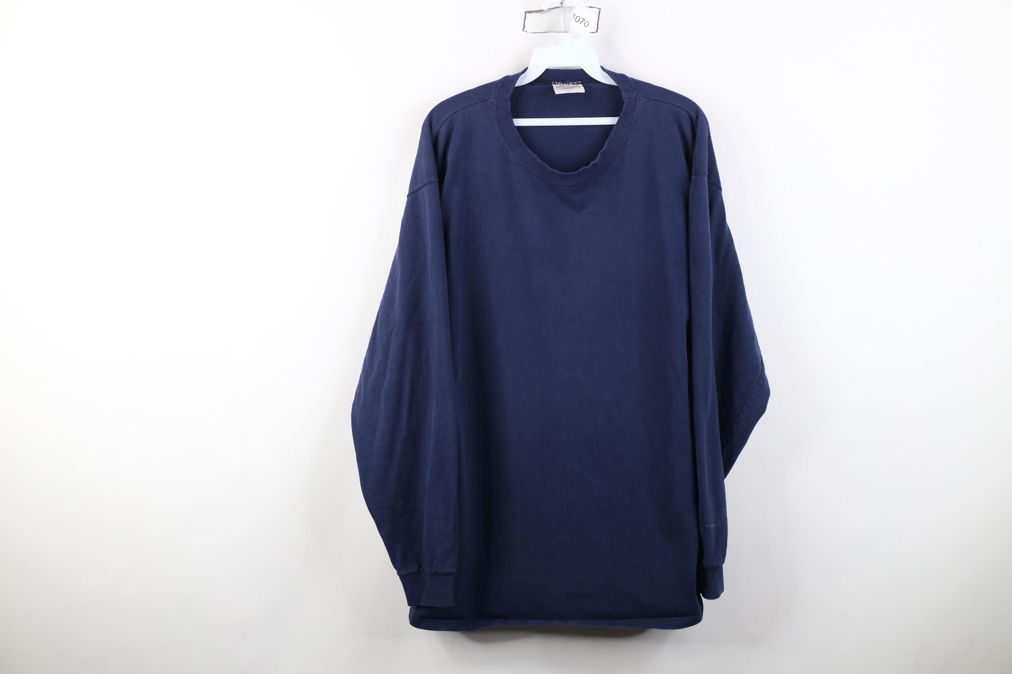 Vintage Vintage 90s Streetwear Heavyweight Long Sleeve T-Shirt USA Size US L / EU 52-54 / 3 - 1 Thumbnail