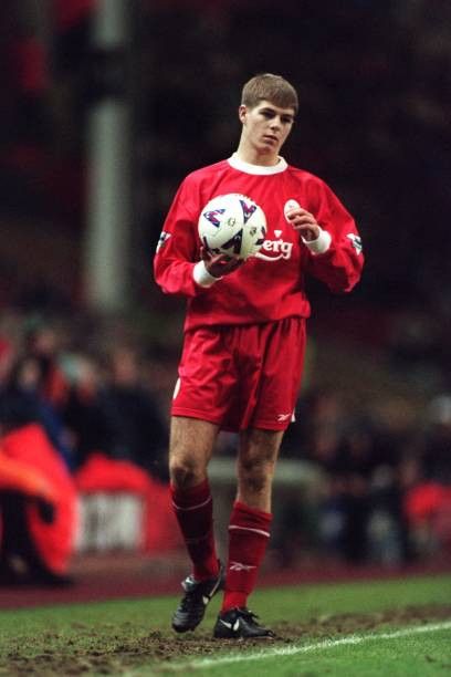 Reebok Liverpool home 1998/1999 debut gerrard jersey football Size US M / EU 48-50 / 2 - 12 Thumbnail