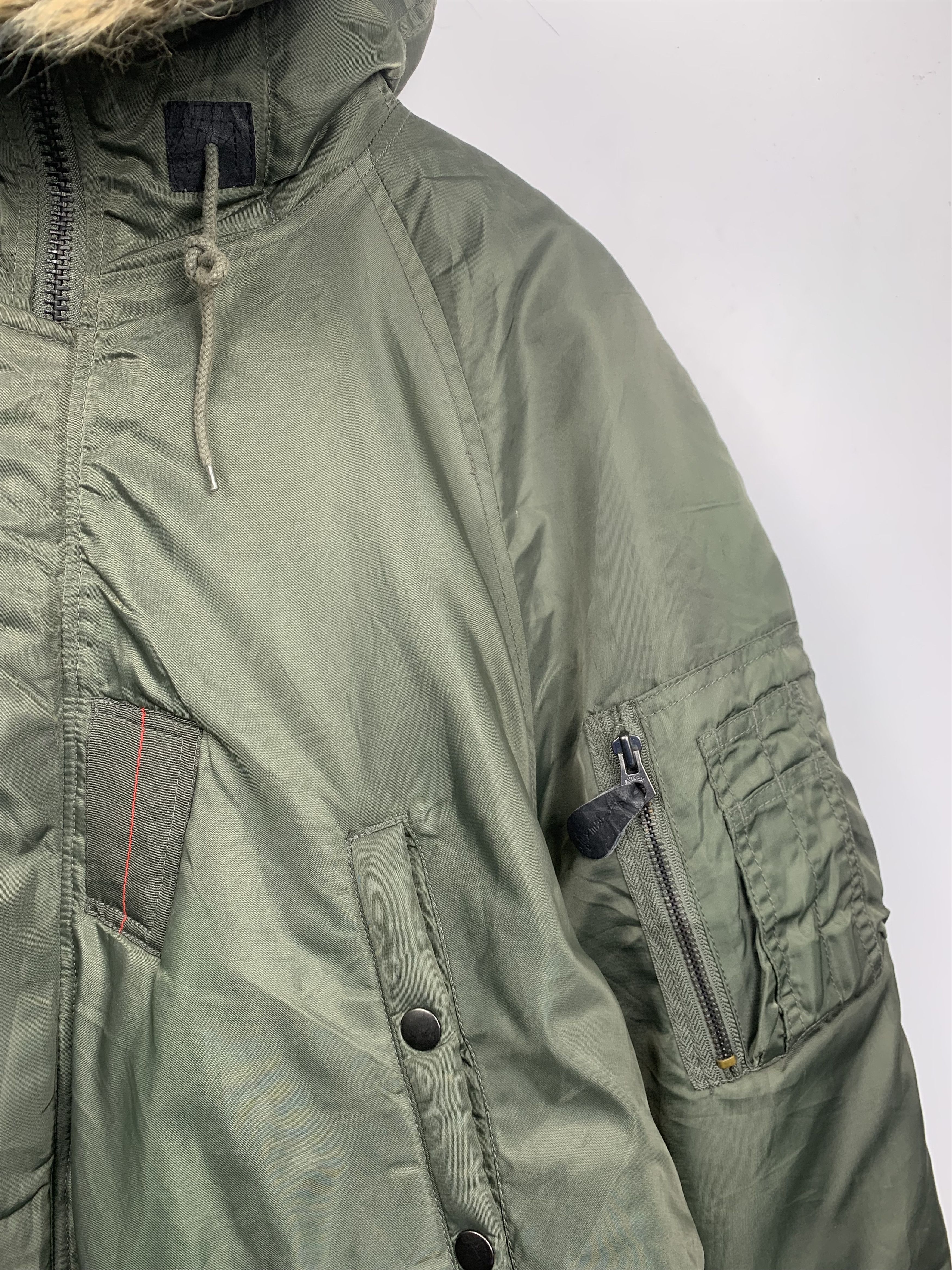 Avirex Vintage Avirex Sherpa Hoodie Bomber Parka Jacket J1204 Size US L / EU 52-54 / 3 - 7 Thumbnail