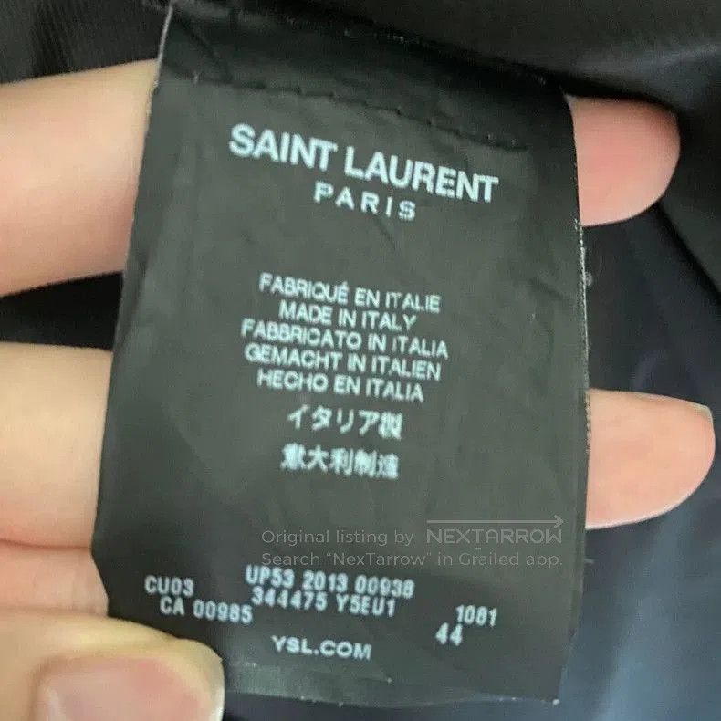 Hedi Slimane Saint Laurent 14SS Studded Leather Jacket. Size US M / EU 48-50 / 2 - 4 Thumbnail