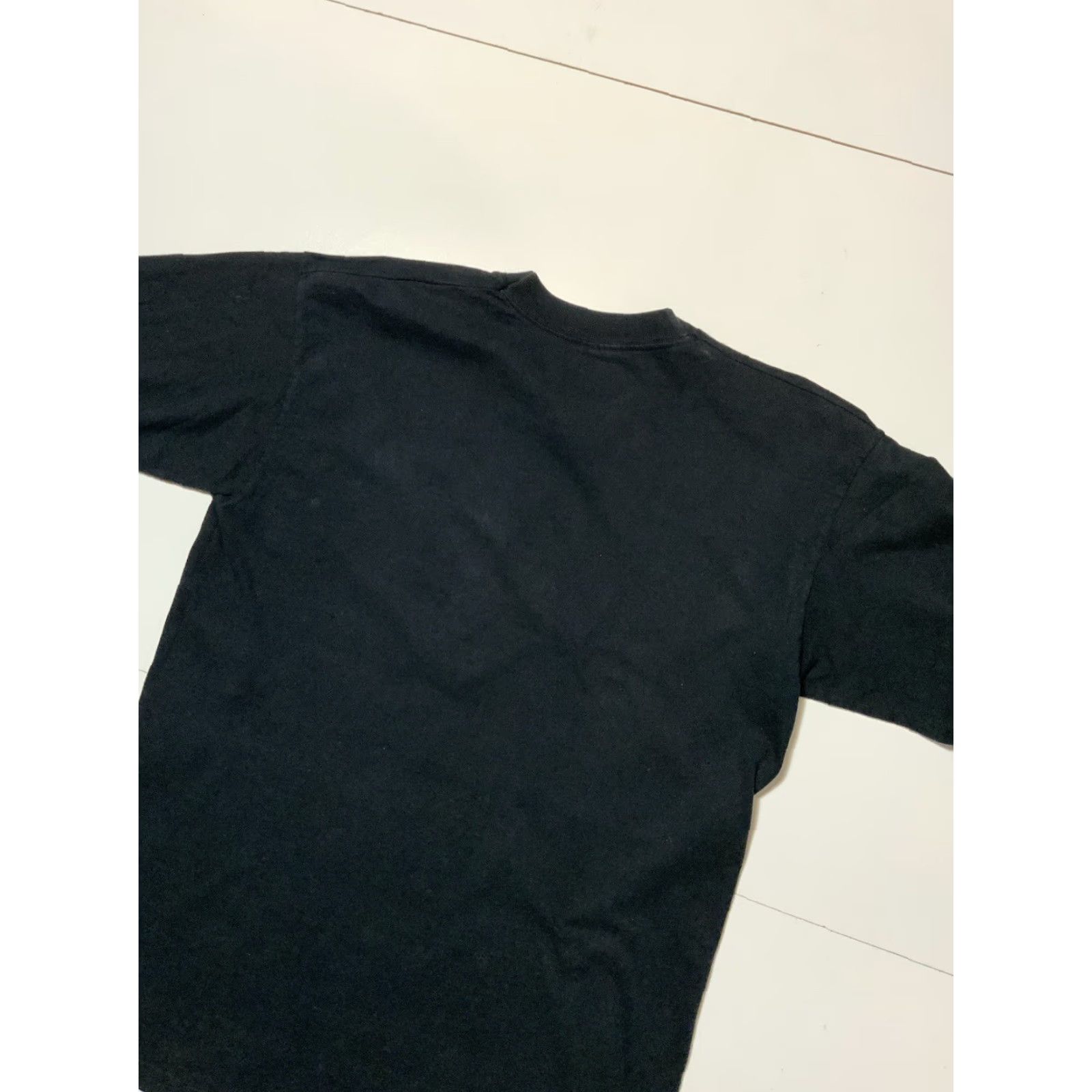 Fruit Of The Loom VINTAGE 2000 Y2K Screen Stars Jebiga F**k It Slovenian Movie Black T-Shirt Sz. M Mens Regular Size Black T-Shirt Stars 2000s Size US M / EU 48-50 / 2 - 5 Thumbnail