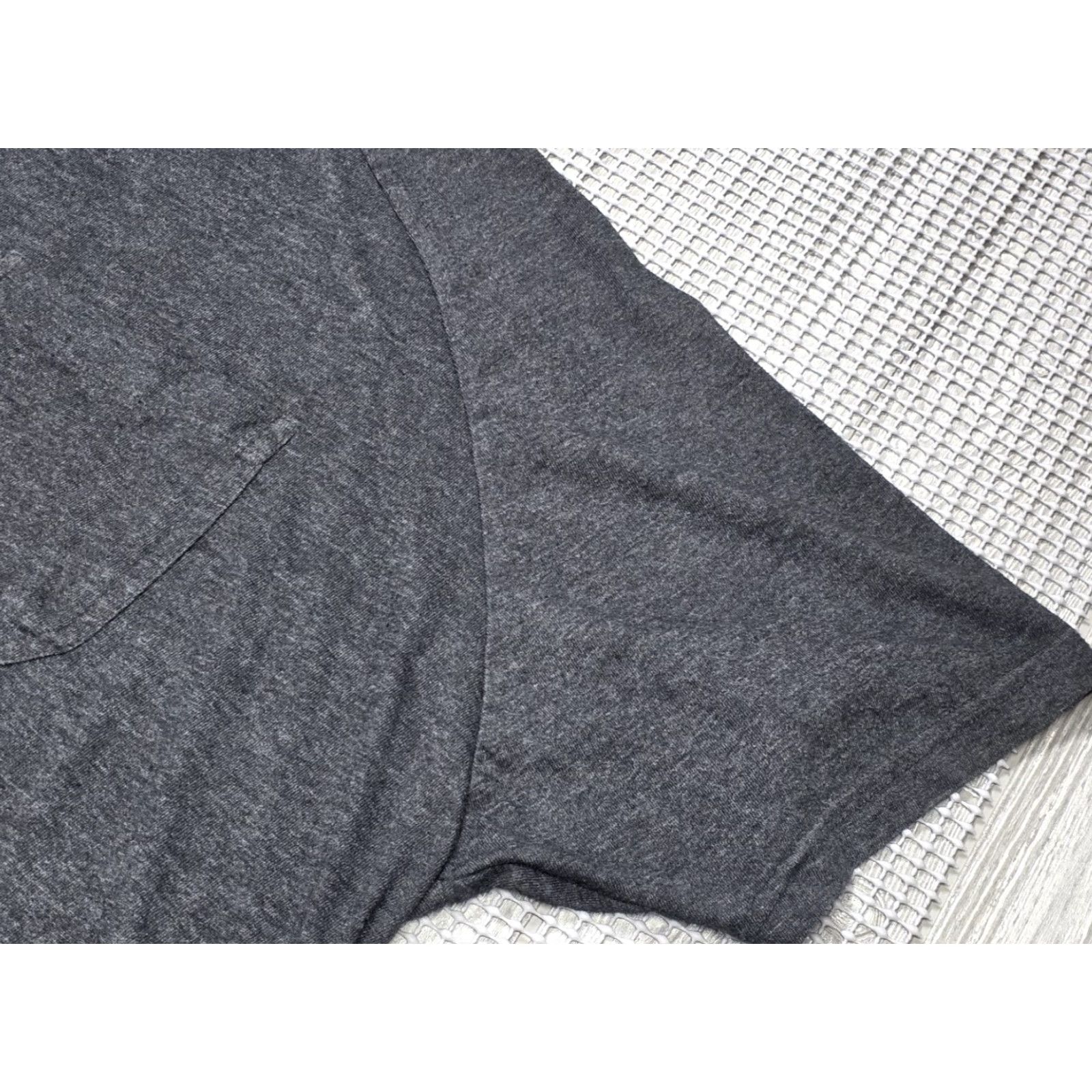 Ariat Ariat Men's Short Sleeve T-Shirt Pocket Gray Cotton 3XL Crew Neck Solid Rebar Size US 39 - 5 Thumbnail