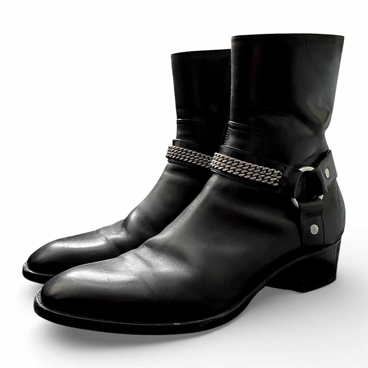 Saint Laurent Paris Saint Laurent Paris FW13 Chain Wyatt Harness Boots Size US 9 / EU 42 - 2 Thumbnail