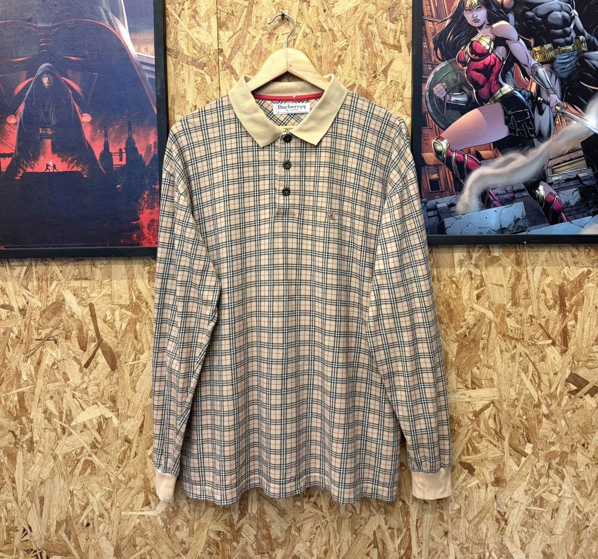 Burberry Vintage Burberry Novacheck Longsleeve 🔥 Size US L / EU 52-54 / 3 - 4 Thumbnail