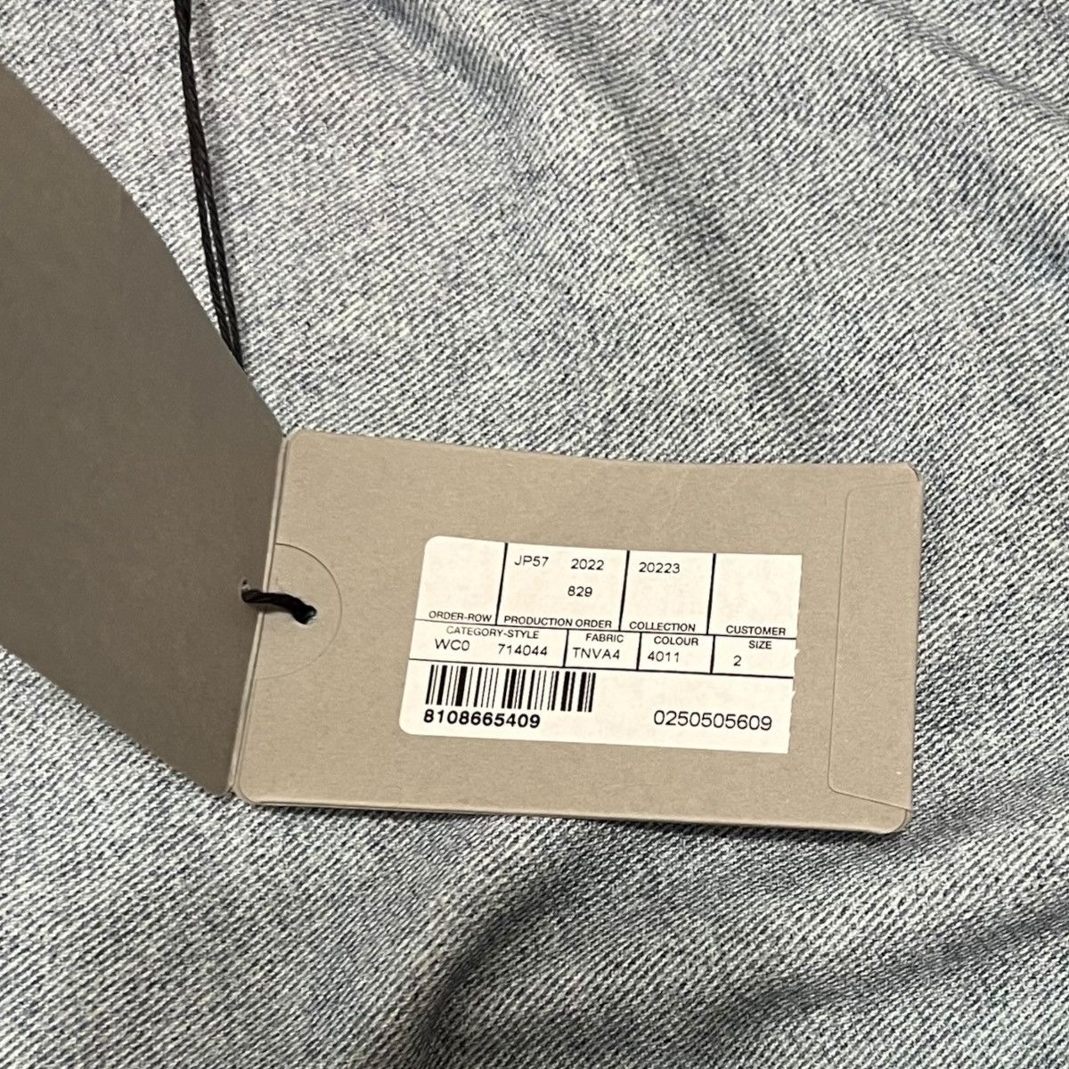 Balenciaga BALENCIAGA 2022AW Trompe-l’œil Heavy Cotton Jersey Denim Set Size US XS / EU 42 / 0 - 11 Thumbnail