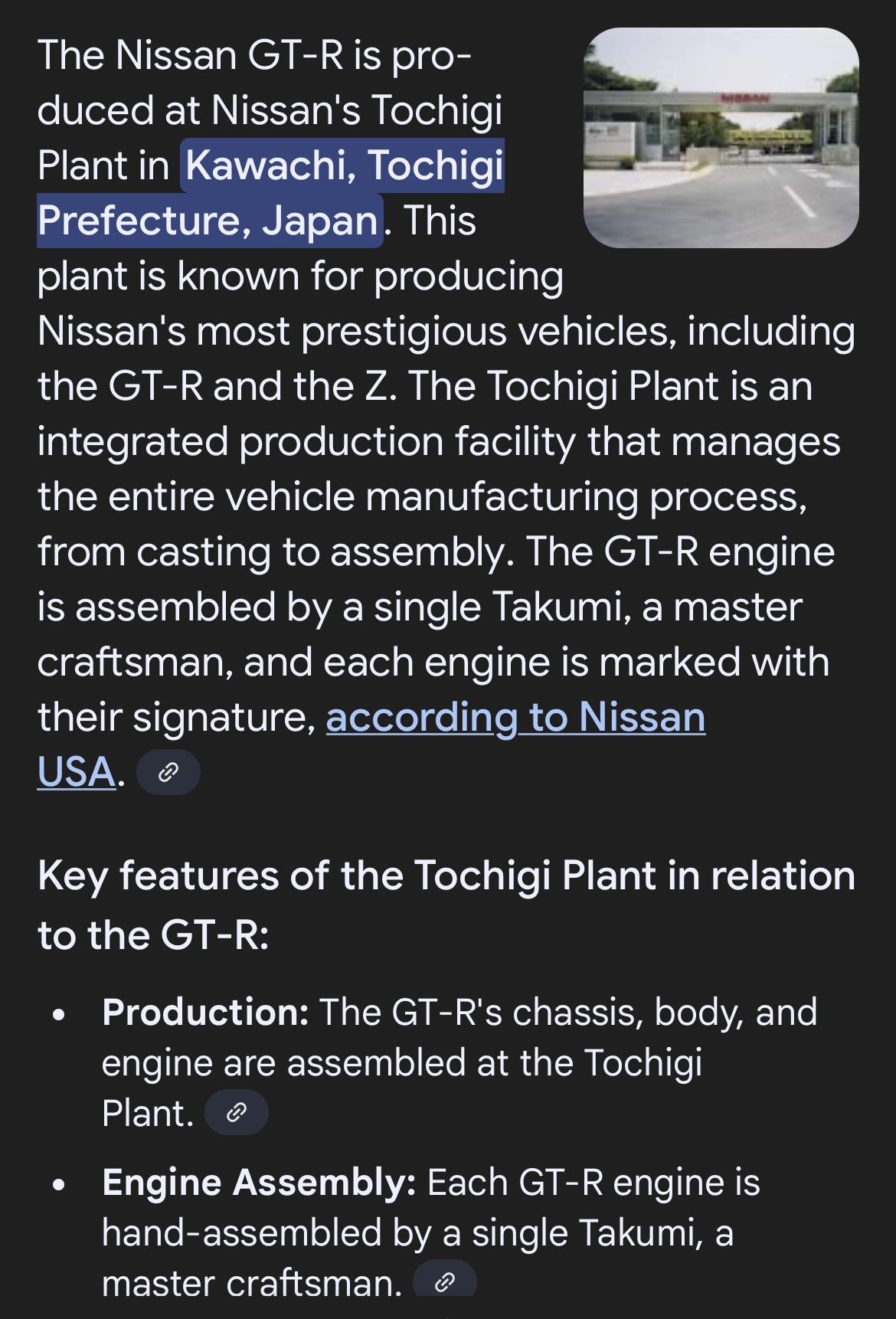 Japanese Brand 🏁NISSAN SKYLINE GT-R Tochigi Plant 40th Ann. Worker Shirt Size US M / EU 48-50 / 2 - 9 Thumbnail