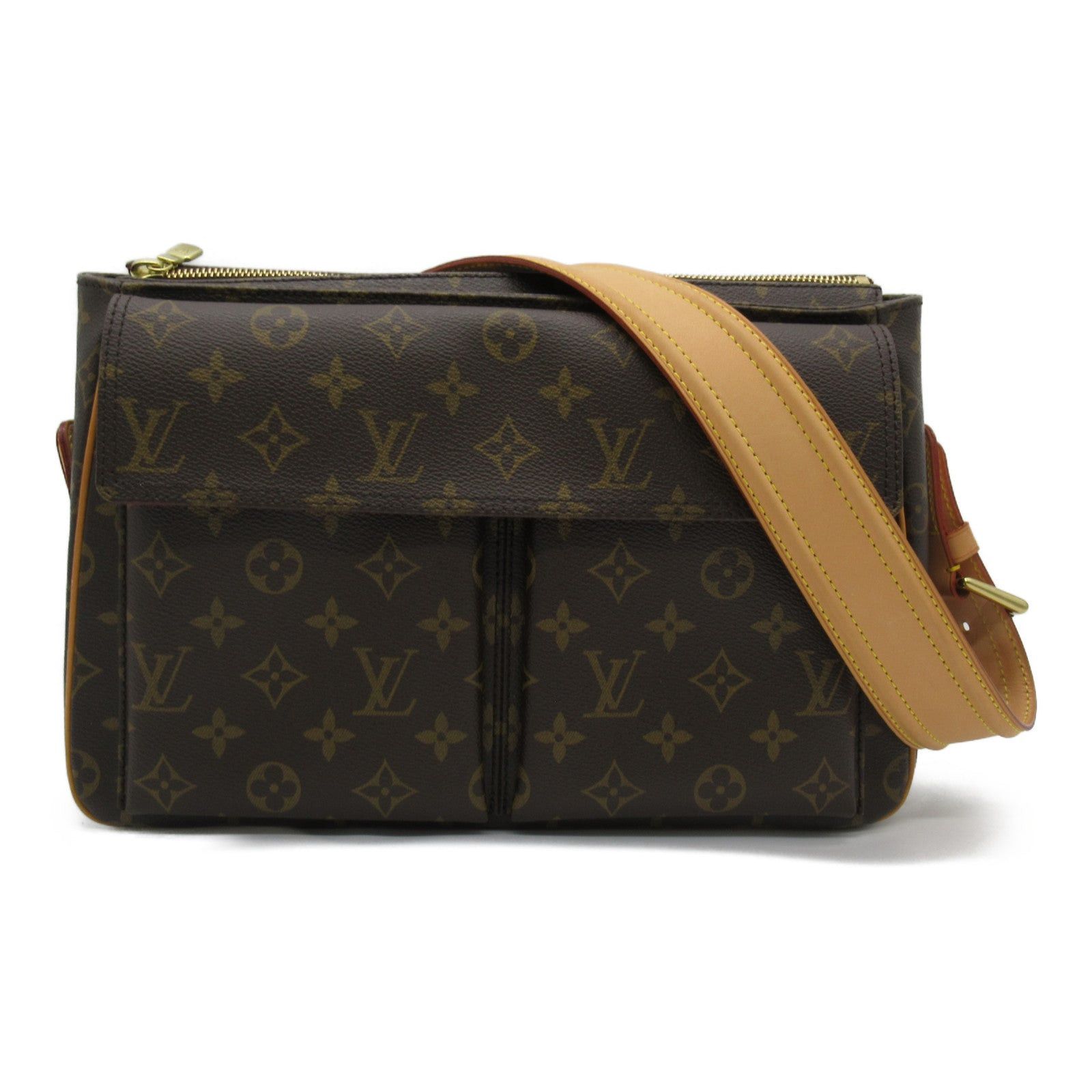 Louis Vuitton Louis Vuitton Viva Cite Gm Shoulder Bag Coated Canvas Monogram Brown Size ONE SIZE - 1 Thumbnail