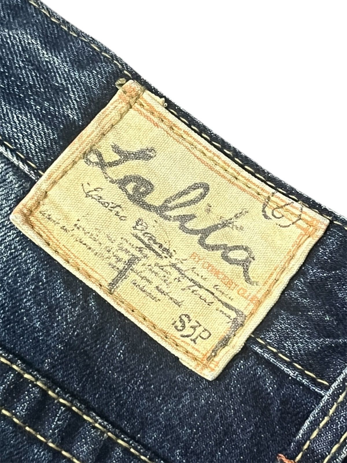 If Six Was Nine × Japanese Brand Lolita Concert Club Blue Jean y2k vkeii Size 33" - 9 Thumbnail