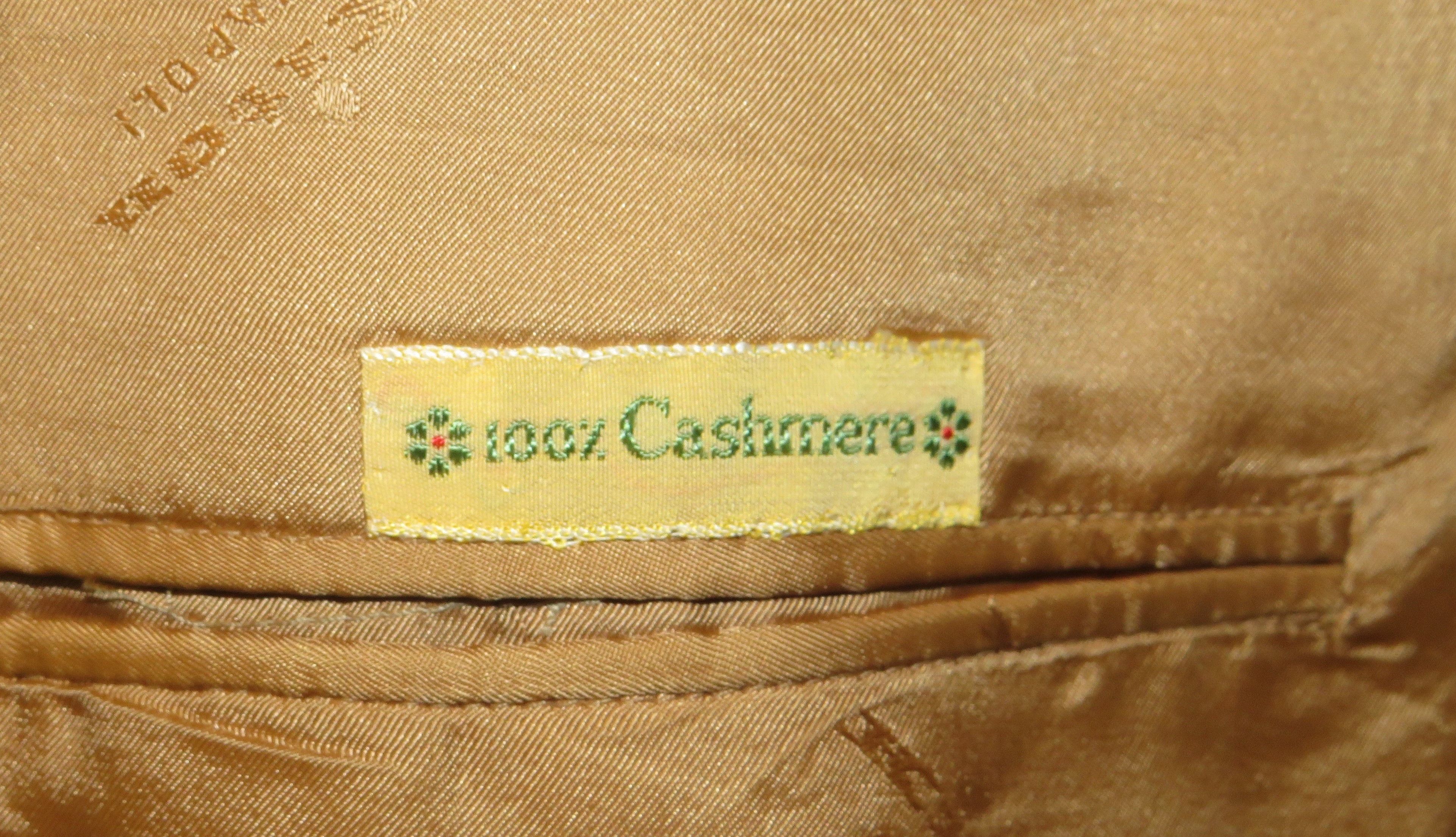 Kiton 100% Cashmere Light Brown Plaid Three Roll Two Blazer 44R Size 44R - 15 Thumbnail